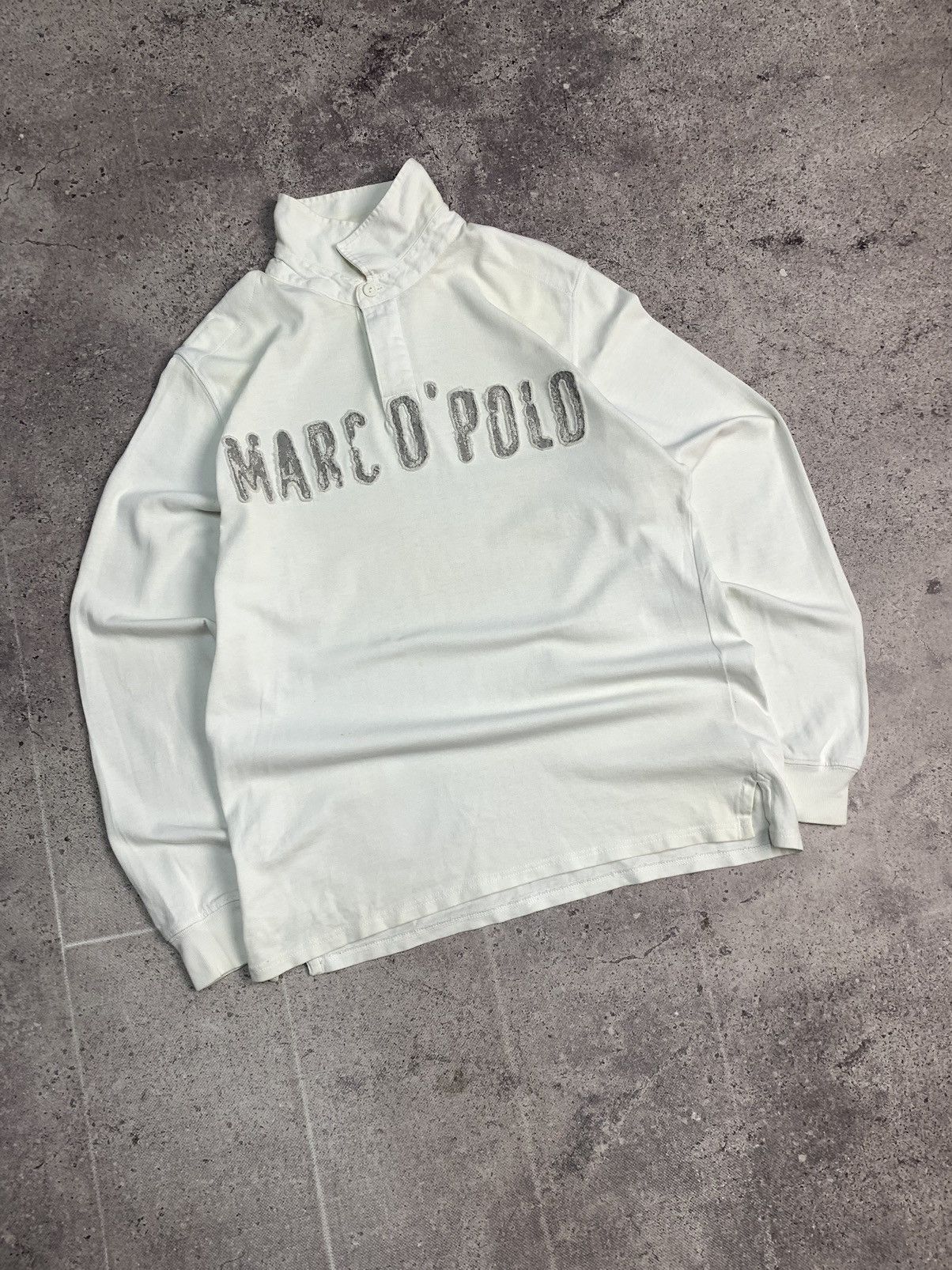 Japanese Brand × Vintage Vintage Long sleeve Marc Polo Rugby sk8 y2k faded distressed Size US M / EU 48-50 / 2 - 5 Thumbnail