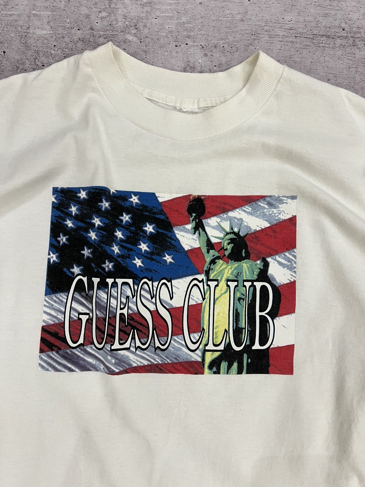 Guess 🩸RARE🩸Guess Club Vintage Made in USA T Shirt Size US L / EU 52-54 / 3 - 5 Thumbnail