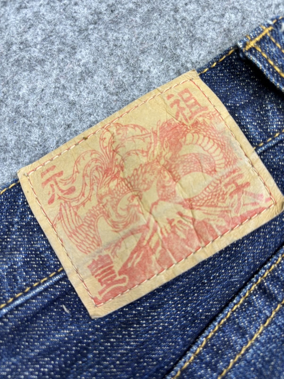 Japanese Brand 💥Denim Archival💥Buden Japanese Scripture Unique Denim F816 Size US 32 / EU 48 - 16 Thumbnail