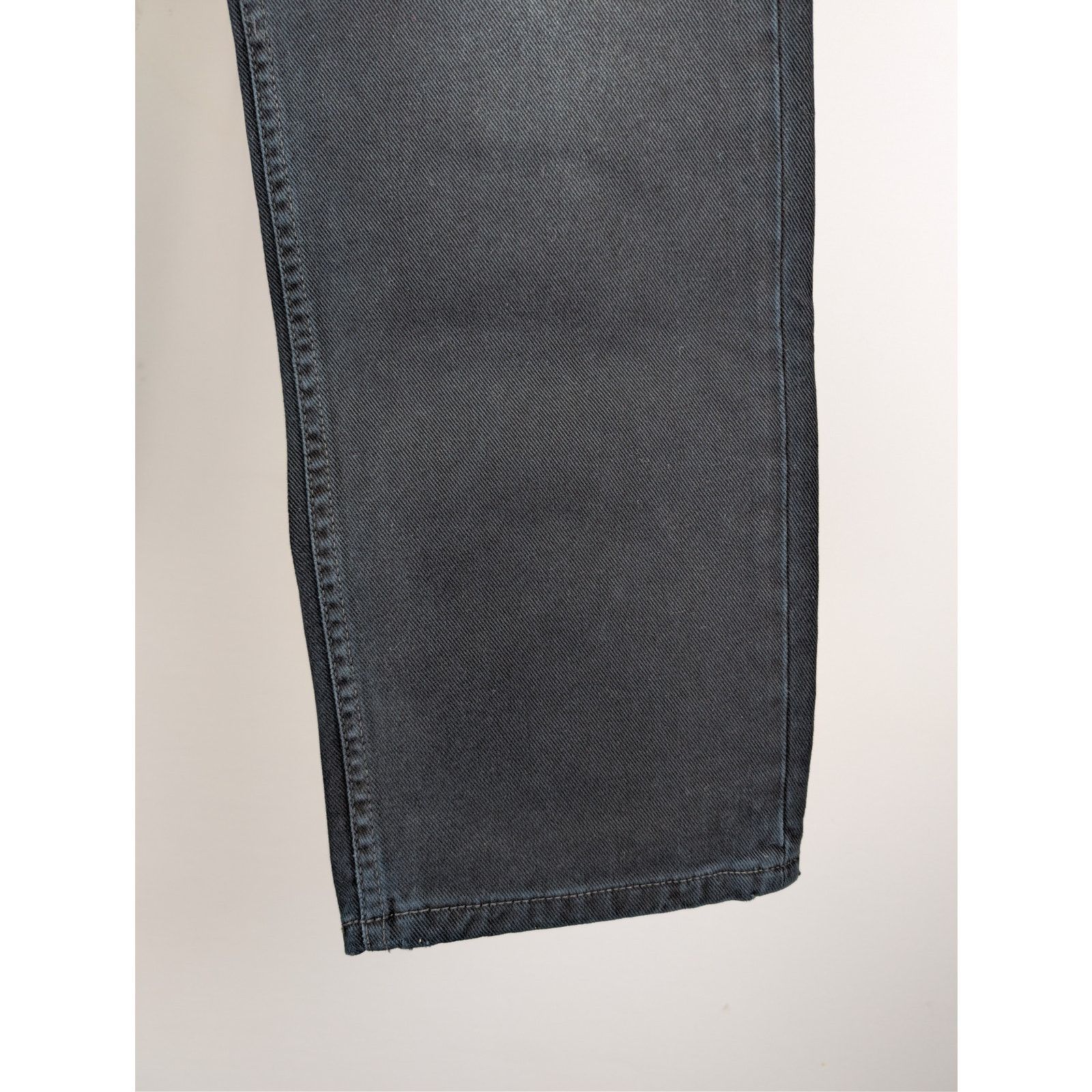 Balenciaga o1rshd1 CCRAB Soft Black Left Hand Denim Jeans Pants Size US 33 - 7 Thumbnail