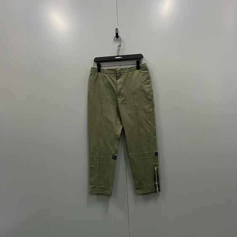 Alexander McQueen Alexander McQueen Summer Green Cotton Casual Pants 0089 Size US 32 / EU 48 - 1 Thumbnail