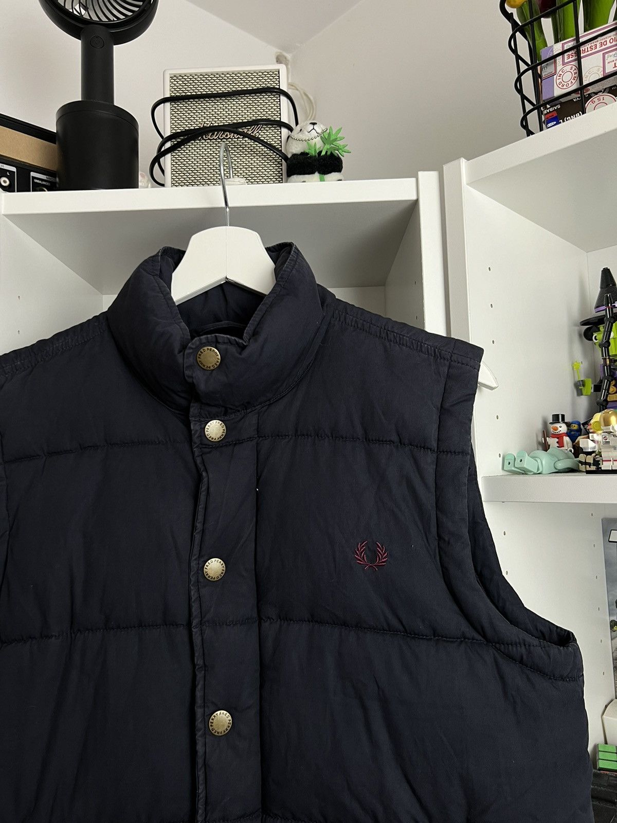 Designer × Fred Perry × Vintage Vintage y2k Fred Perry puffer vest S designer luxury 90s Size US S / EU 44-46 / 1 - 3 Thumbnail