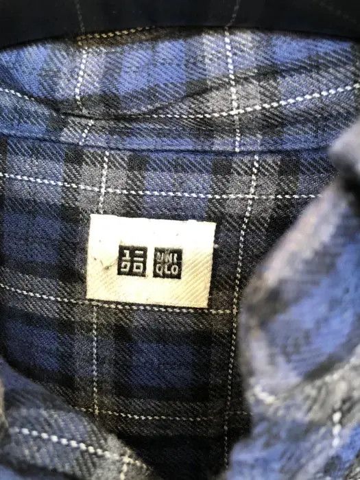 Japanese Brand Japanese Brand Uniqlo Plaid Tartan Flannel Shirt 👕 Size US M / EU 48-50 / 2 - 3 Thumbnail