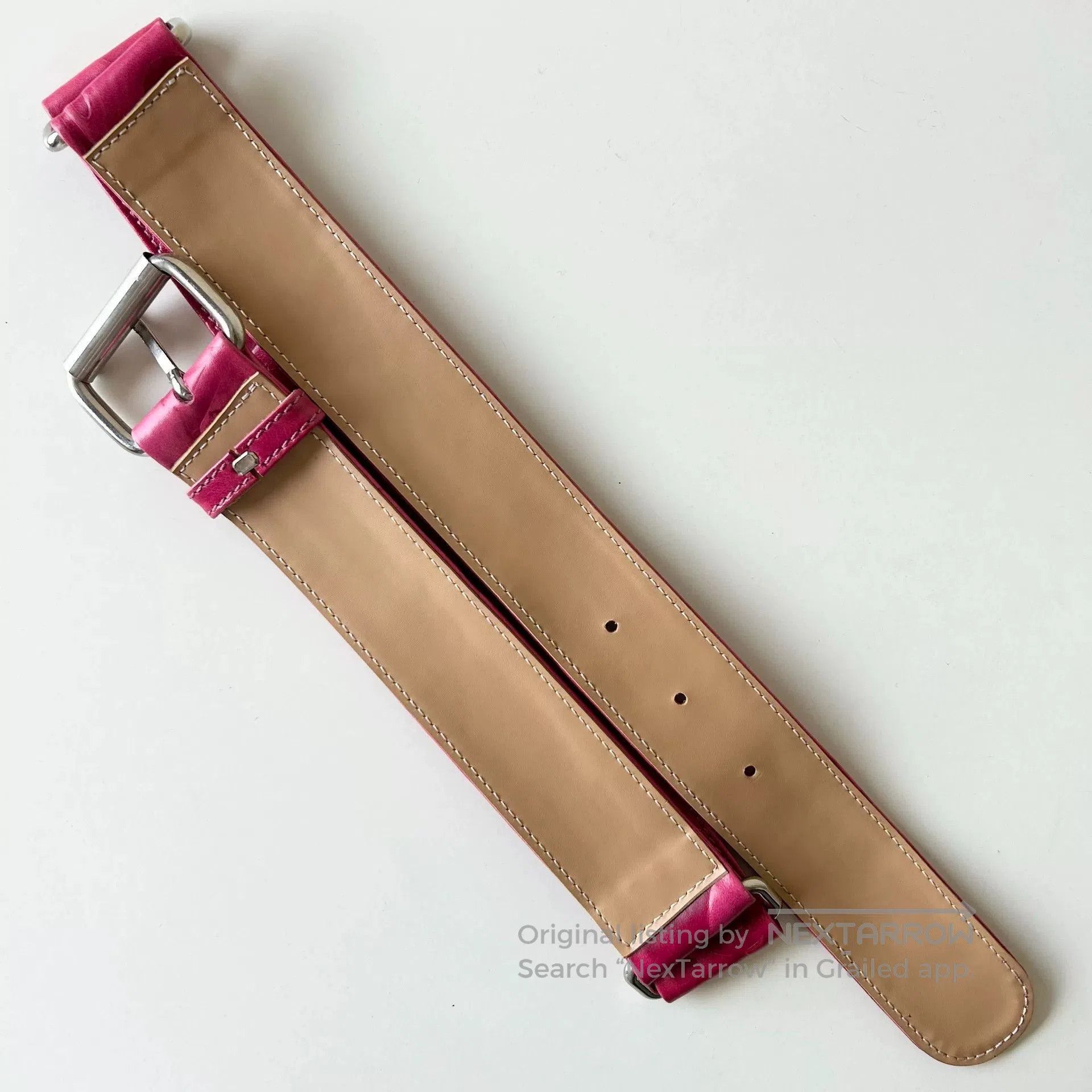 Vivienne Westwood vivienne westwood pink leather belt. Size ONE SIZE - 3 Thumbnail