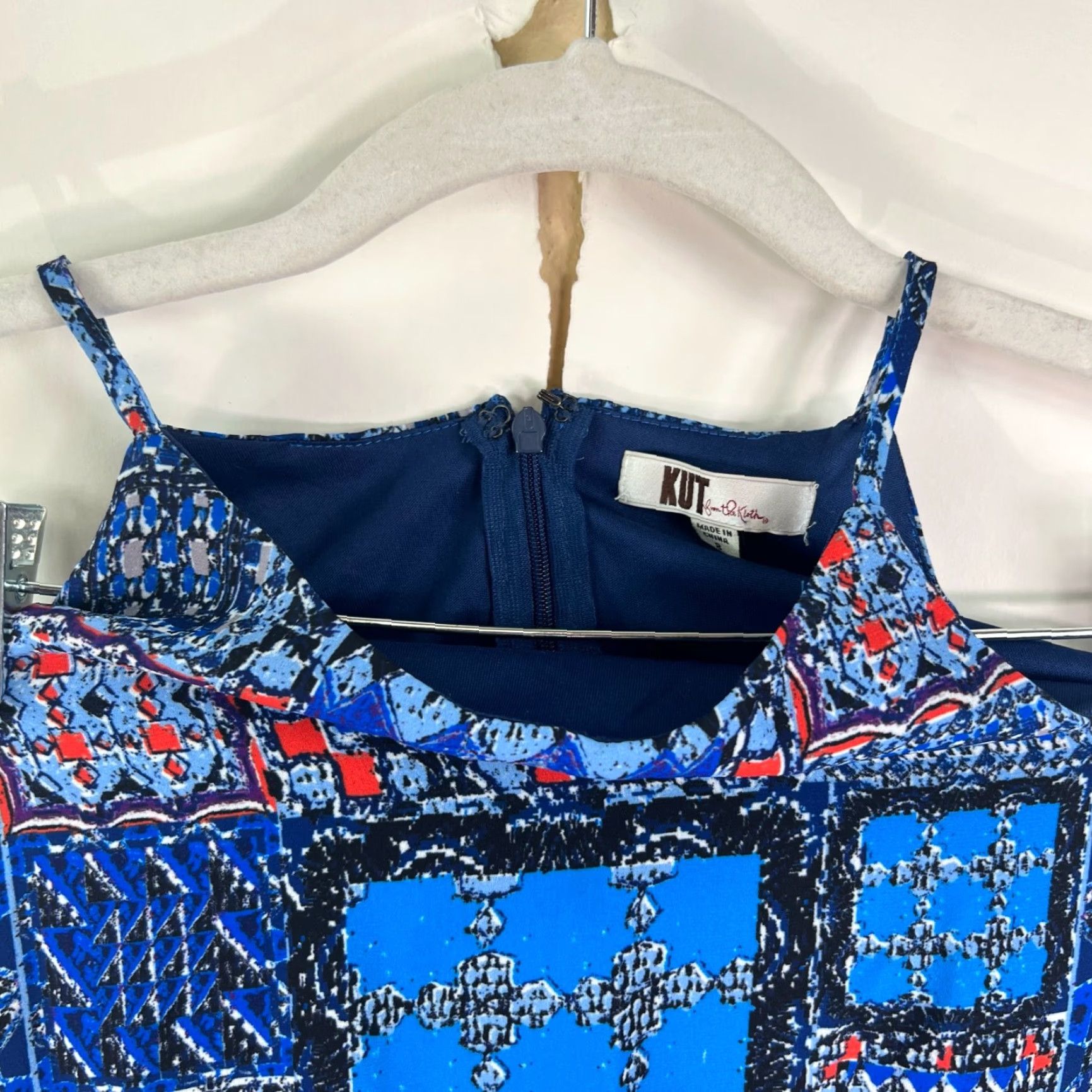 Vintage VINTAGE Kut From The Kloth Jumpsuit Women Sleeveless Size 8 Blue Open Back 100% Cotton Wide-Leg Size 30" / US 8 / IT 44 - 6 Thumbnail