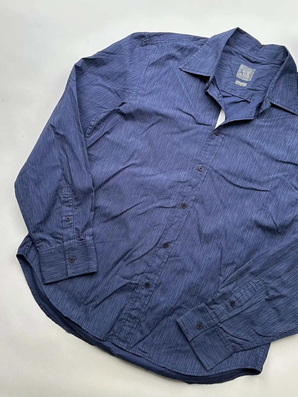 Armani Armani Exchange Vintage Shirt Long Sleeve (212) Size US L / EU 52-54 / 3 - 2 Thumbnail
