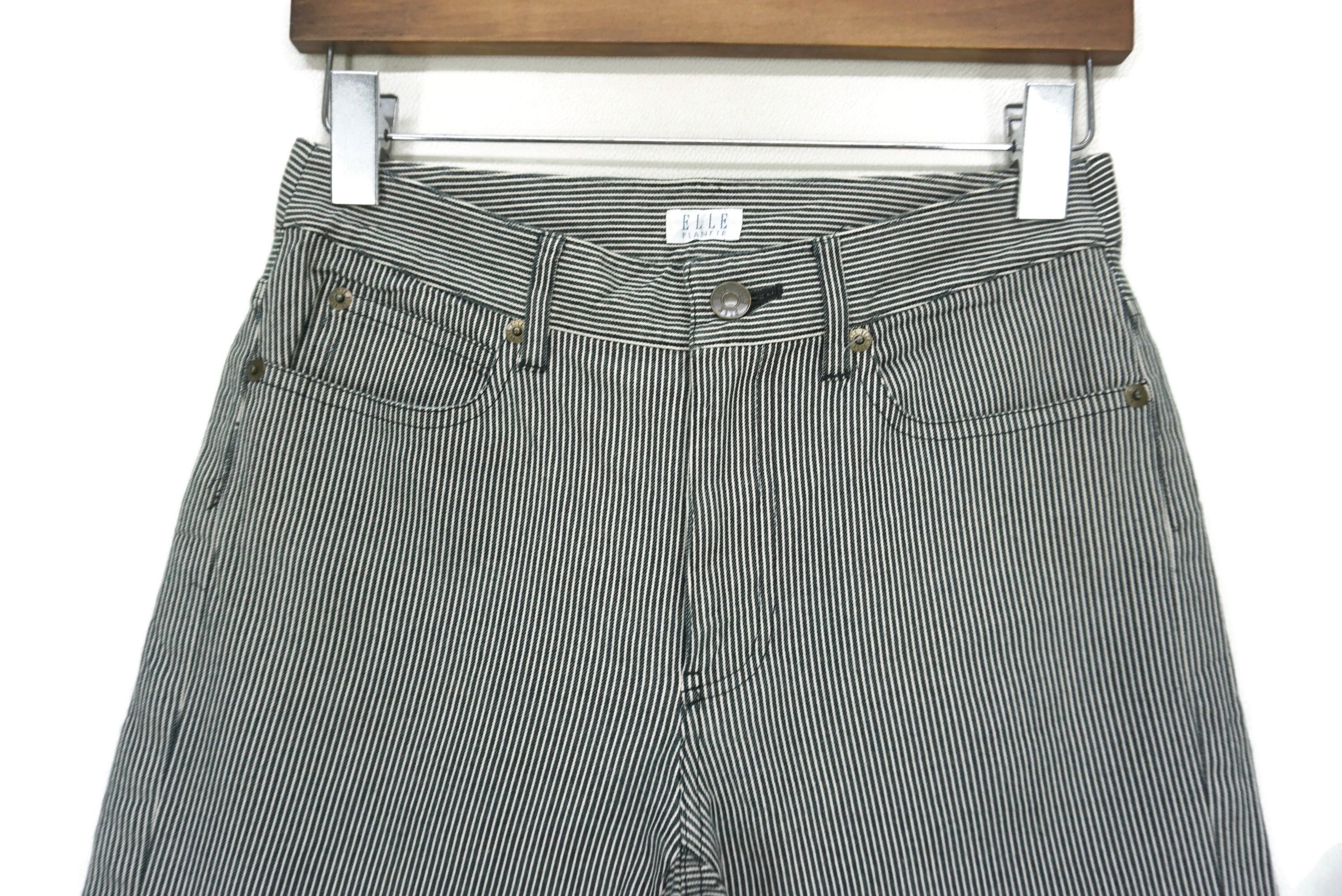 Japanese Brand Elle Jeans fit W27xL26.5 Cropped Bootcut Denim Size 26" / US 2 / IT 38 - 3 Thumbnail