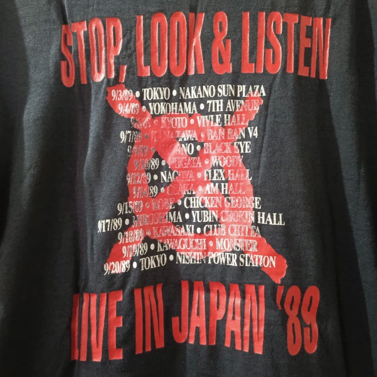 Vintage 80s Cry Wolf Band Tour Japan Tshirt