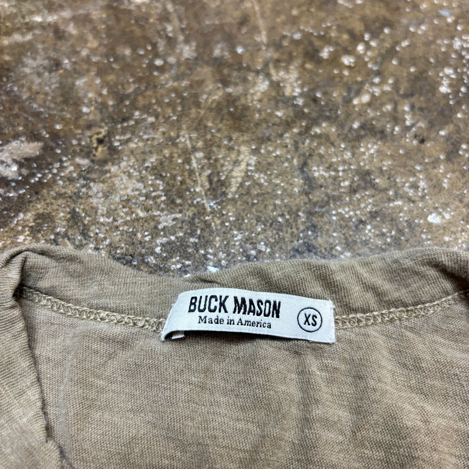 Buck Mason Buck Mason Slub Cotton Curved Hem Crew T Shirt Men's XS Size US XS / EU 42 / 0 - 4 Thumbnail