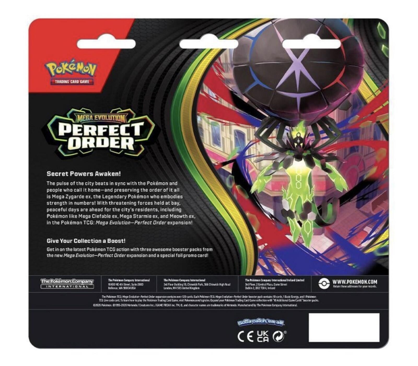 Other Pokemon Mega Evolution Perfect Order 3-Pack Blister LOT OF 2 Size ONE SIZE - 1 Thumbnail