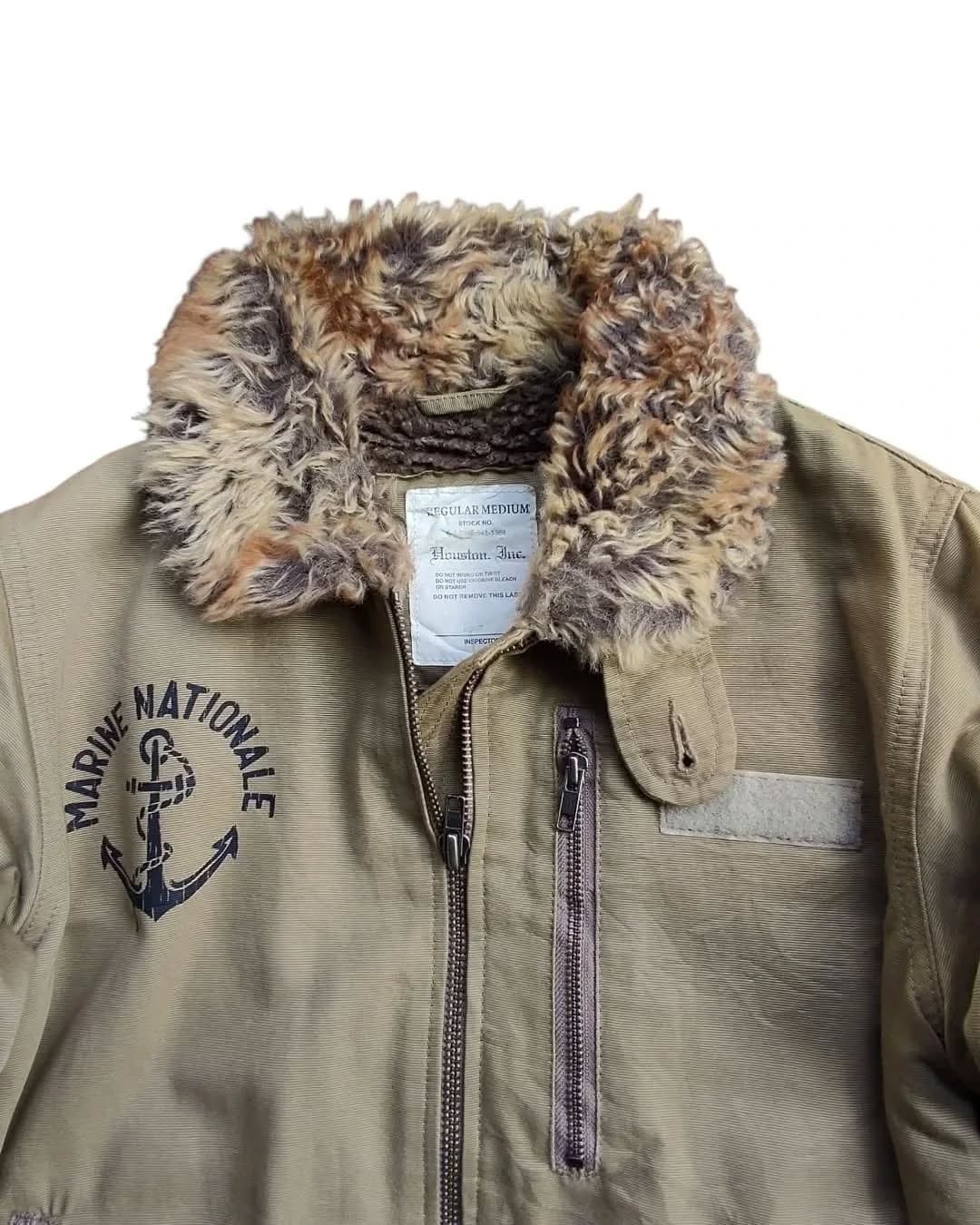 Vintage France army marine nationale deck jacket By Houston inc Size US M / EU 48-50 / 2 - 2 Thumbnail
