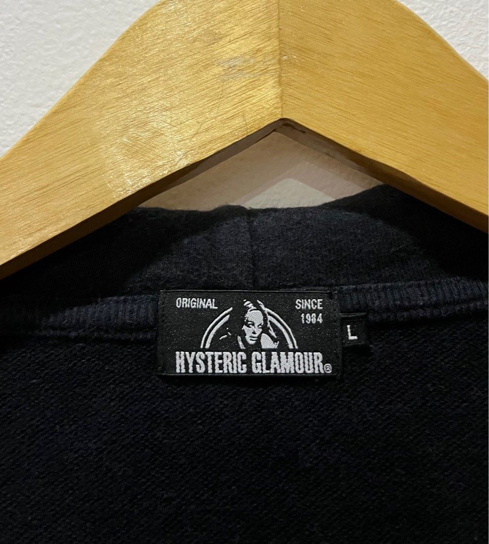 Hysteric Glamour Rare Hys Glamour Hoodie big logo Size US L / EU 52-54 / 3 - 5 Thumbnail
