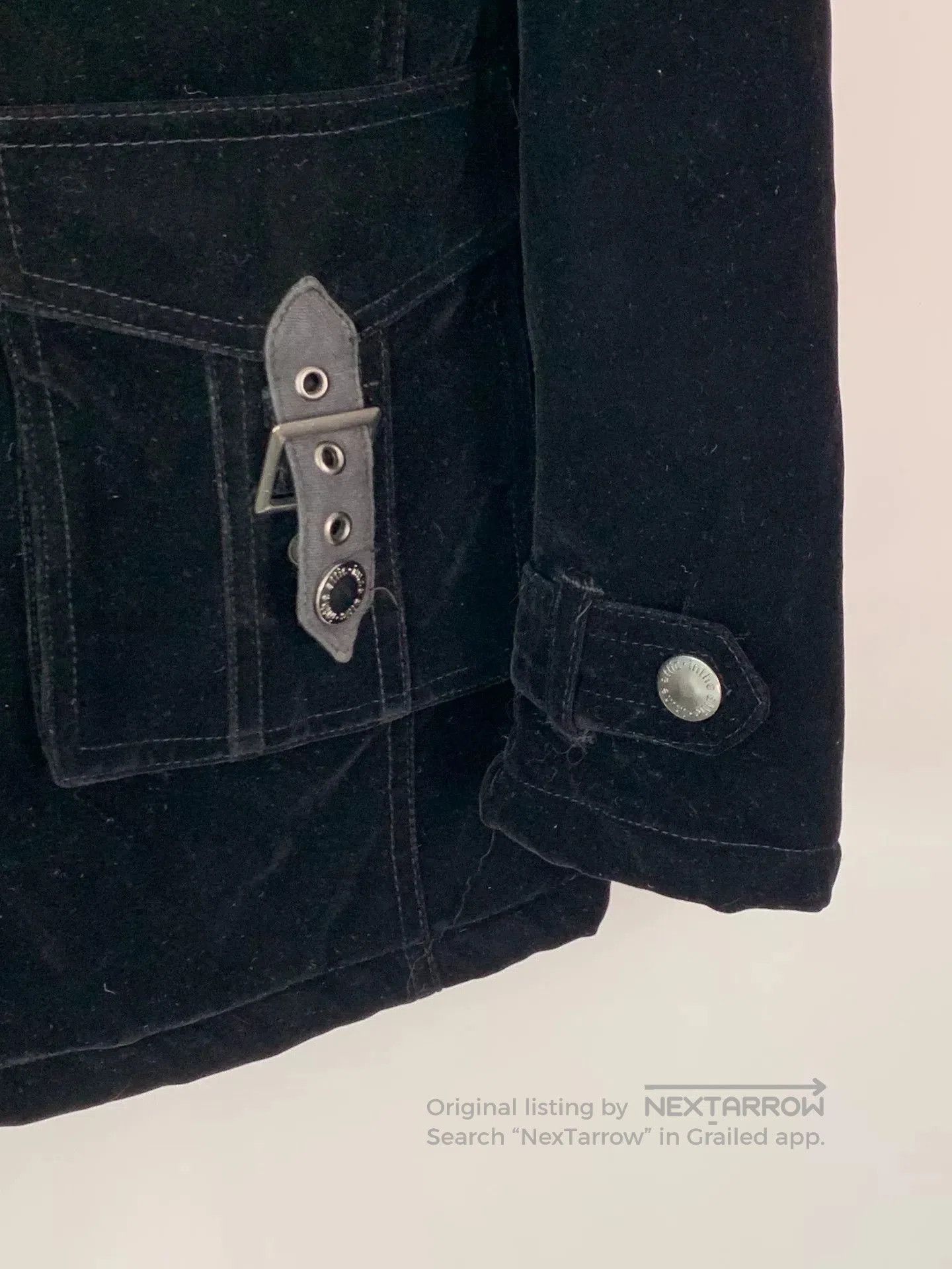 In The Attic Velvet Lobster Clasp Jacket Outerwear. Size US M / EU 48-50 / 2 - 4 Thumbnail