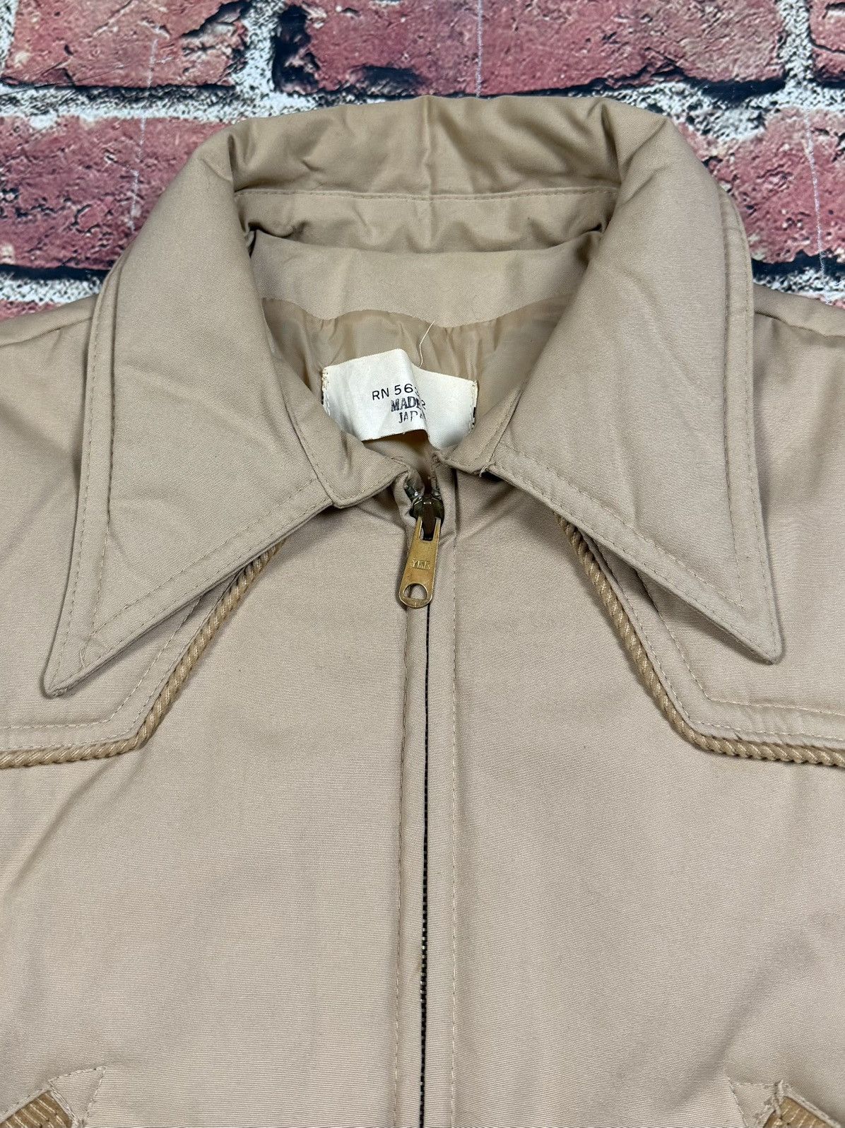 Other Vintage Ranchwear Western Style Bomber Jacket Tan Japan 70s Size US M / EU 48-50 / 2 - 7 Thumbnail