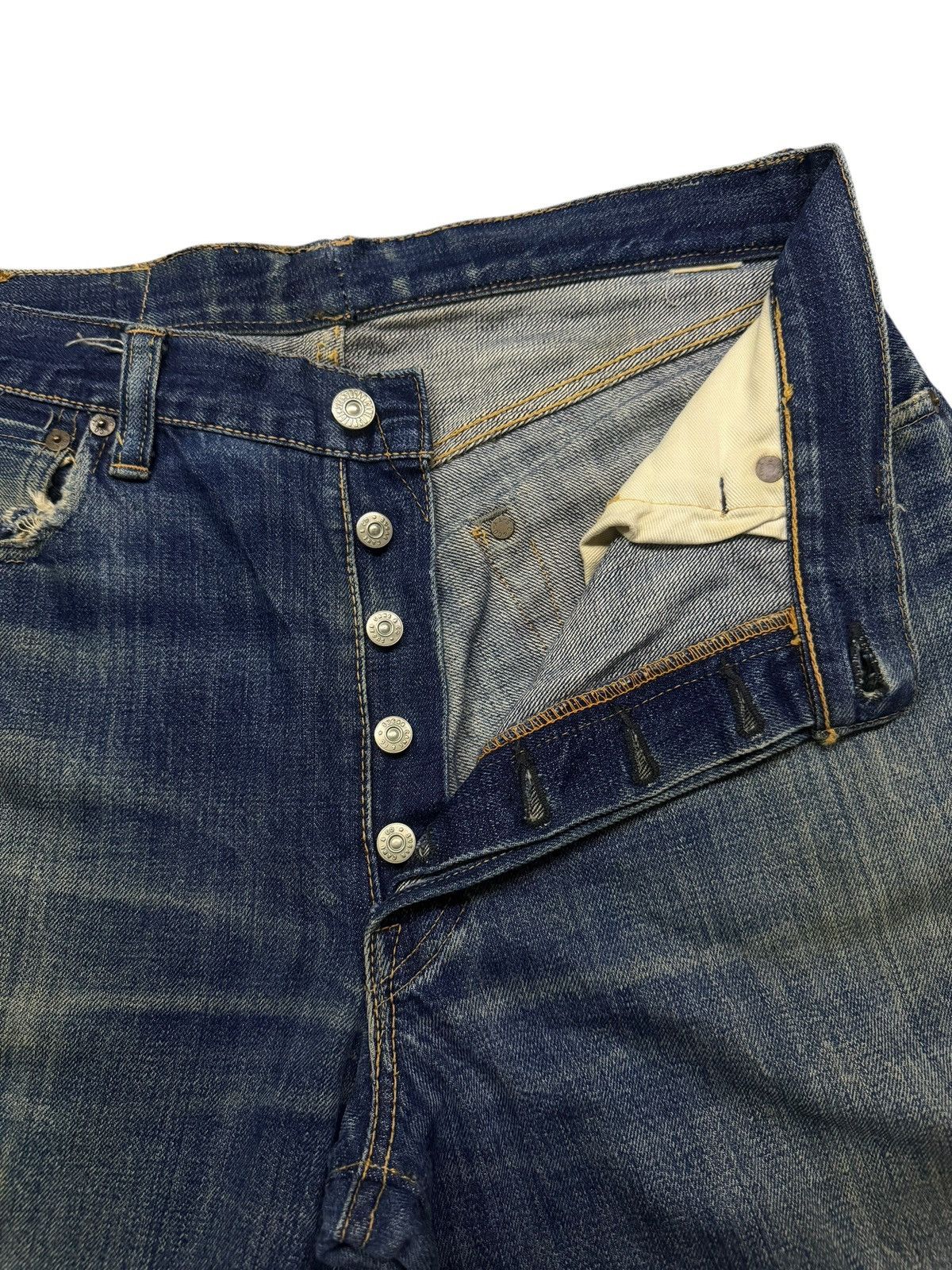 Sugar Cane Vintage 00s Sugar Canes & Co Japan Selvedge Denim Jeans W32 Size US 32 / EU 48 - 10 Thumbnail