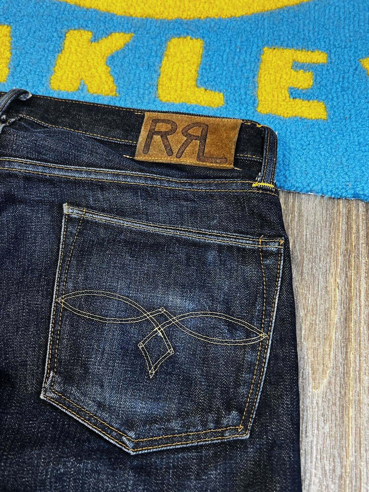 Polo Ralph Lauren × RRL Ralph Lauren × Vintage Double RL Polo Ralph Blue Denim Selvedge Pant size 31x32 Size US 31 - 9 Thumbnail