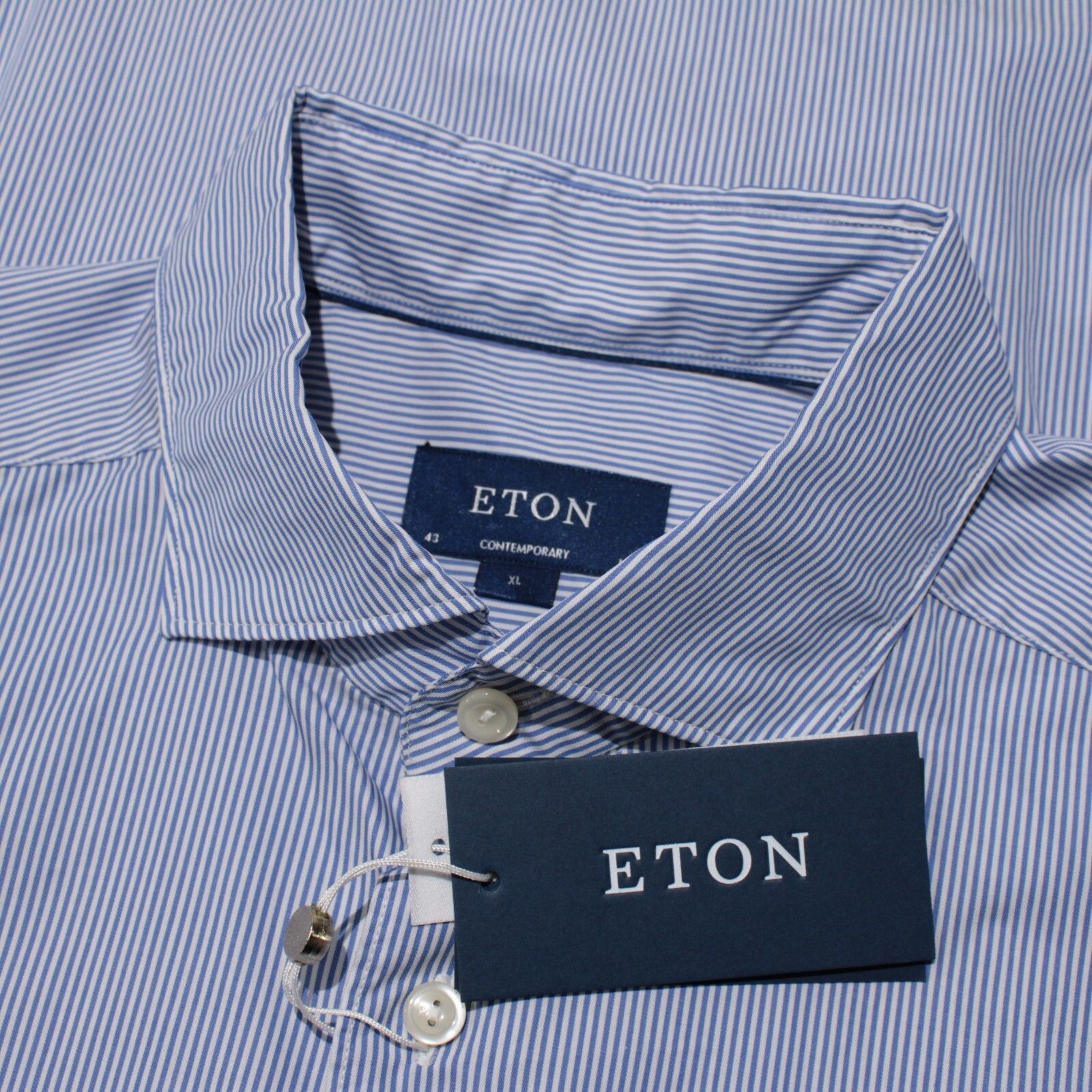 Eton Eton New with tags Shirt Size XL US In Blue Size US XL / EU 56 / 4 - 1 Thumbnail