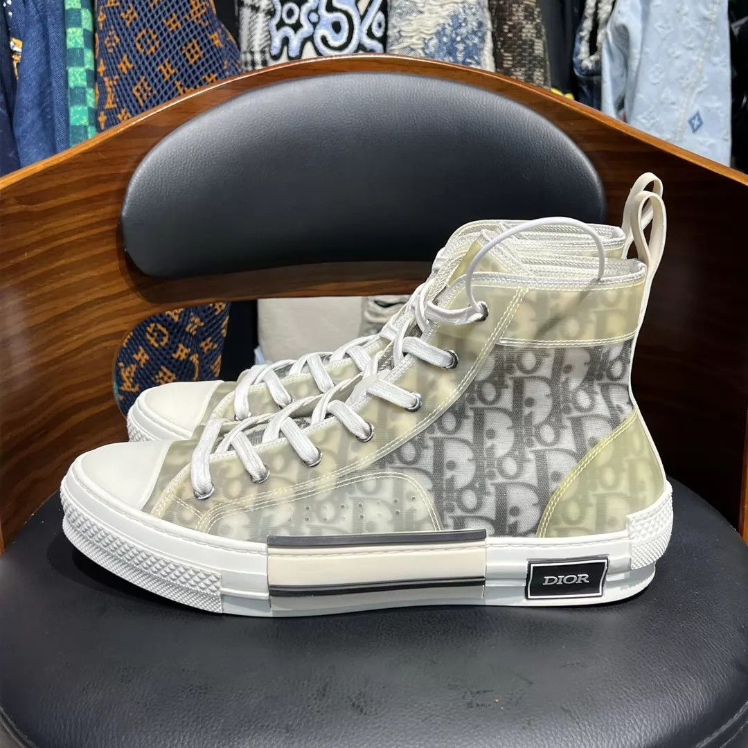 Dior Dior B23 Gray & White Classic 42 Excellent Condition Size US 9 / EU 42 - 4 Thumbnail