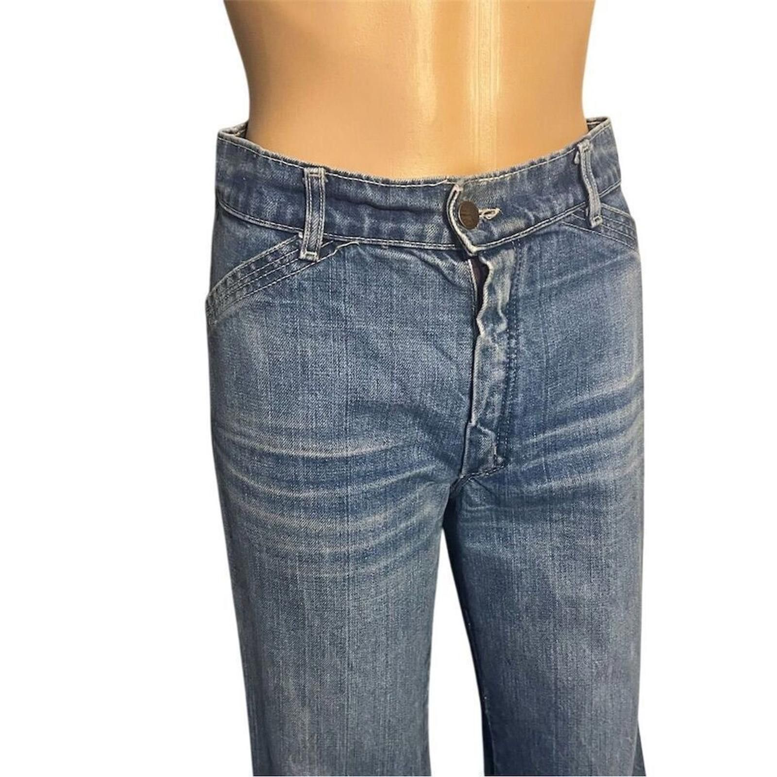 Other Germany made 1970s jeans Women's Wide-Leg Flare Jeans small Size 28" / US 6 / IT 42 - 2 Thumbnail