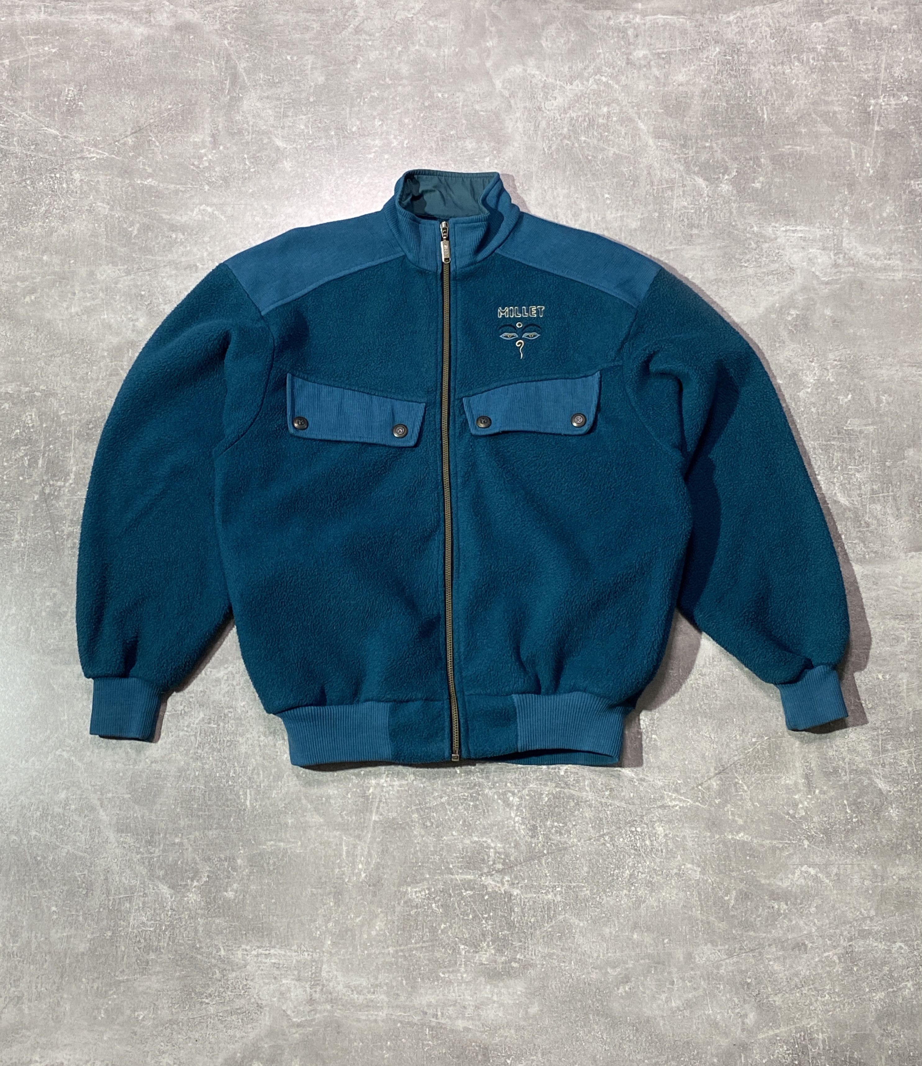 Vintage Vintage 90s MILLET Polartec Fleece Jacket Alpinism Outdoor Size US XS / EU 42 / 0 - 1 Thumbnail
