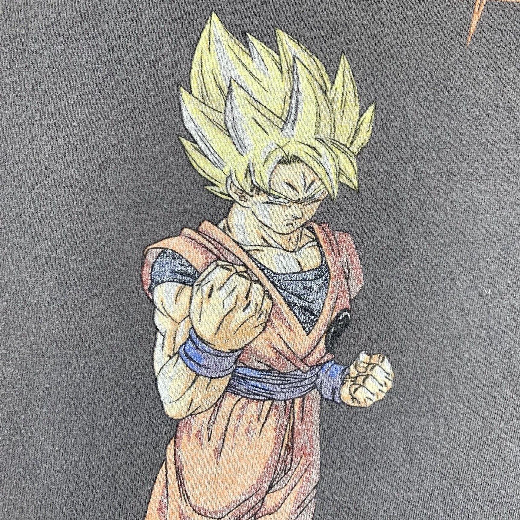 Vintage VINTAGE Dragon Ball Super T-Shirt Men 2XL Cotton Anime Graphic Crew Neck Faded Gray Oversized Casual Size US XXL / EU 58 / 5 - 6 Thumbnail