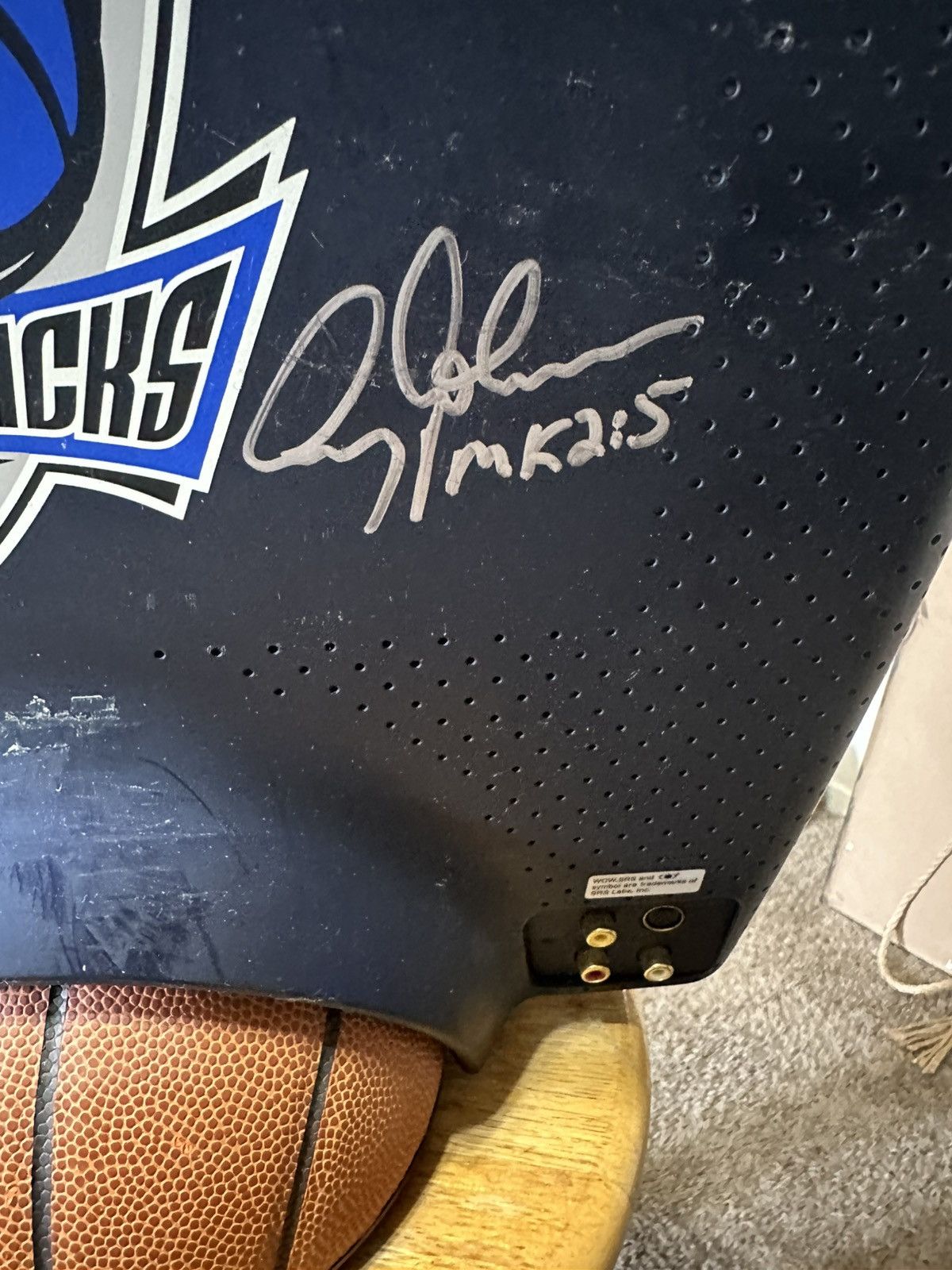 NBA Vintage NBA Dallas Mavericks Hannspree 15 inch tv A. Johnson Size US L / EU 52-54 / 3 - 7 Thumbnail
