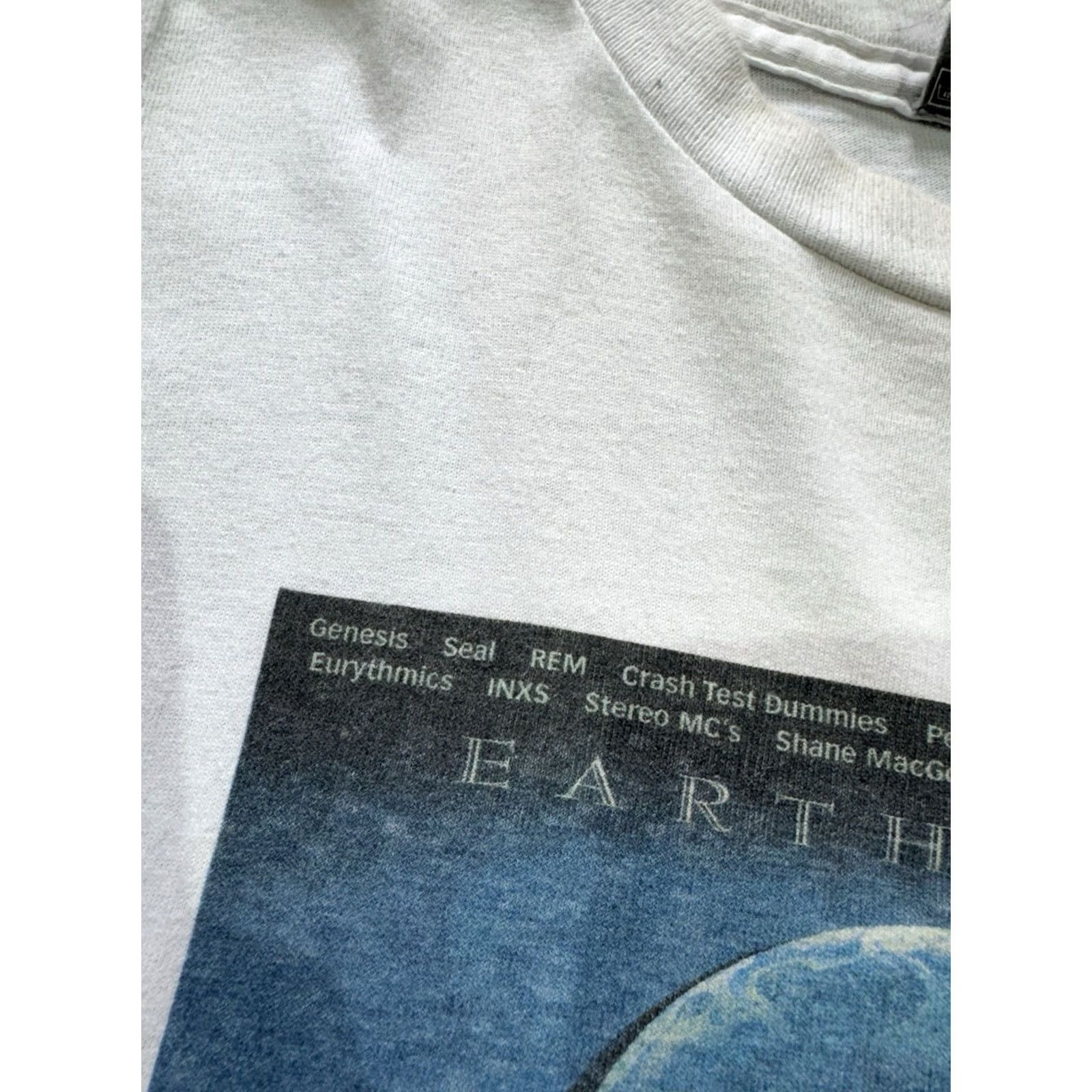 Vintage Rare Vintage Promo Earthrise II Rock / Pop T-shirt White L Shirts Mens Size US L / EU 52-54 / 3 - 5 Thumbnail