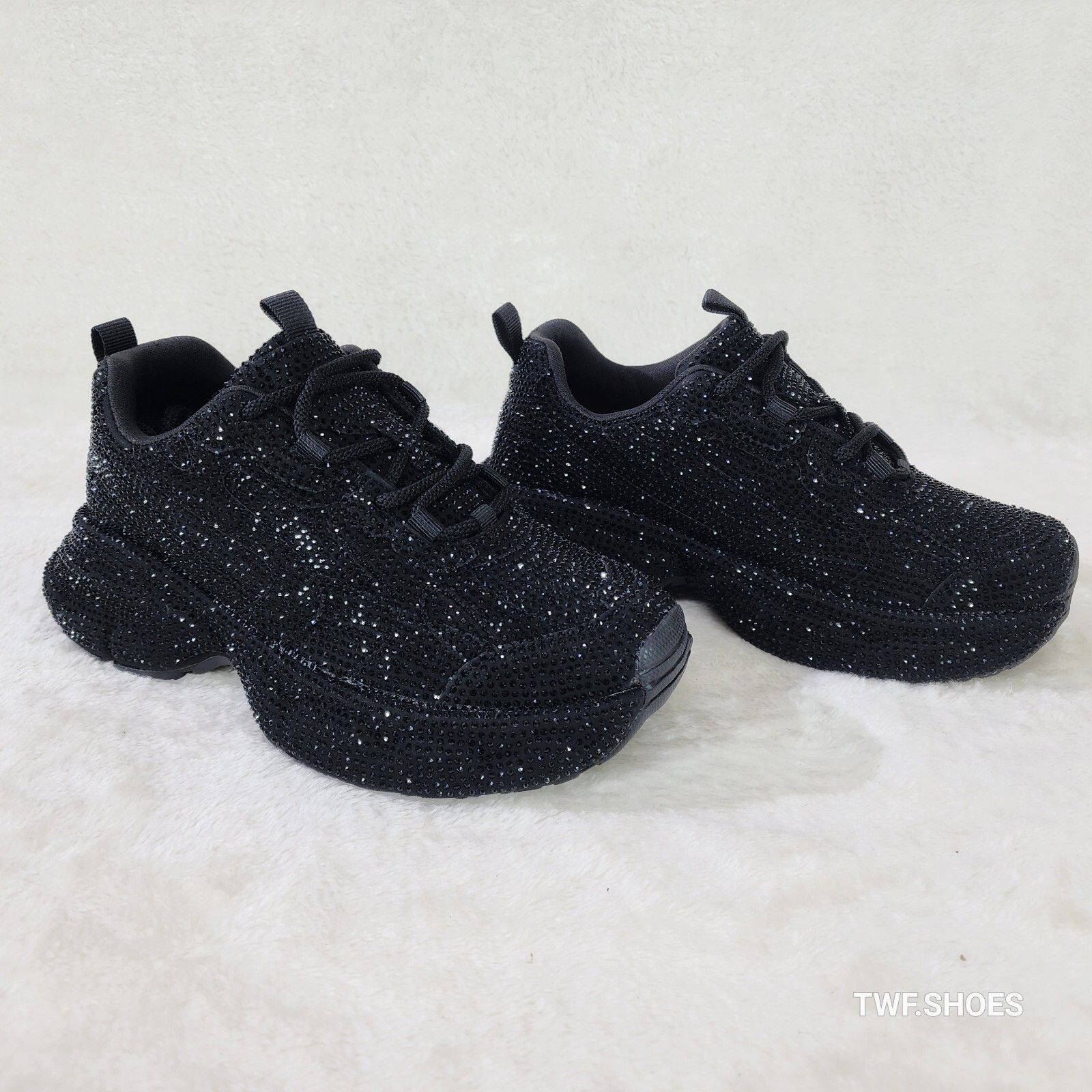 Other Cush Dazzle Sport Rhinestone Comfy Platform Light Weight Sne Size US 11 / IT 41 - 5 Thumbnail