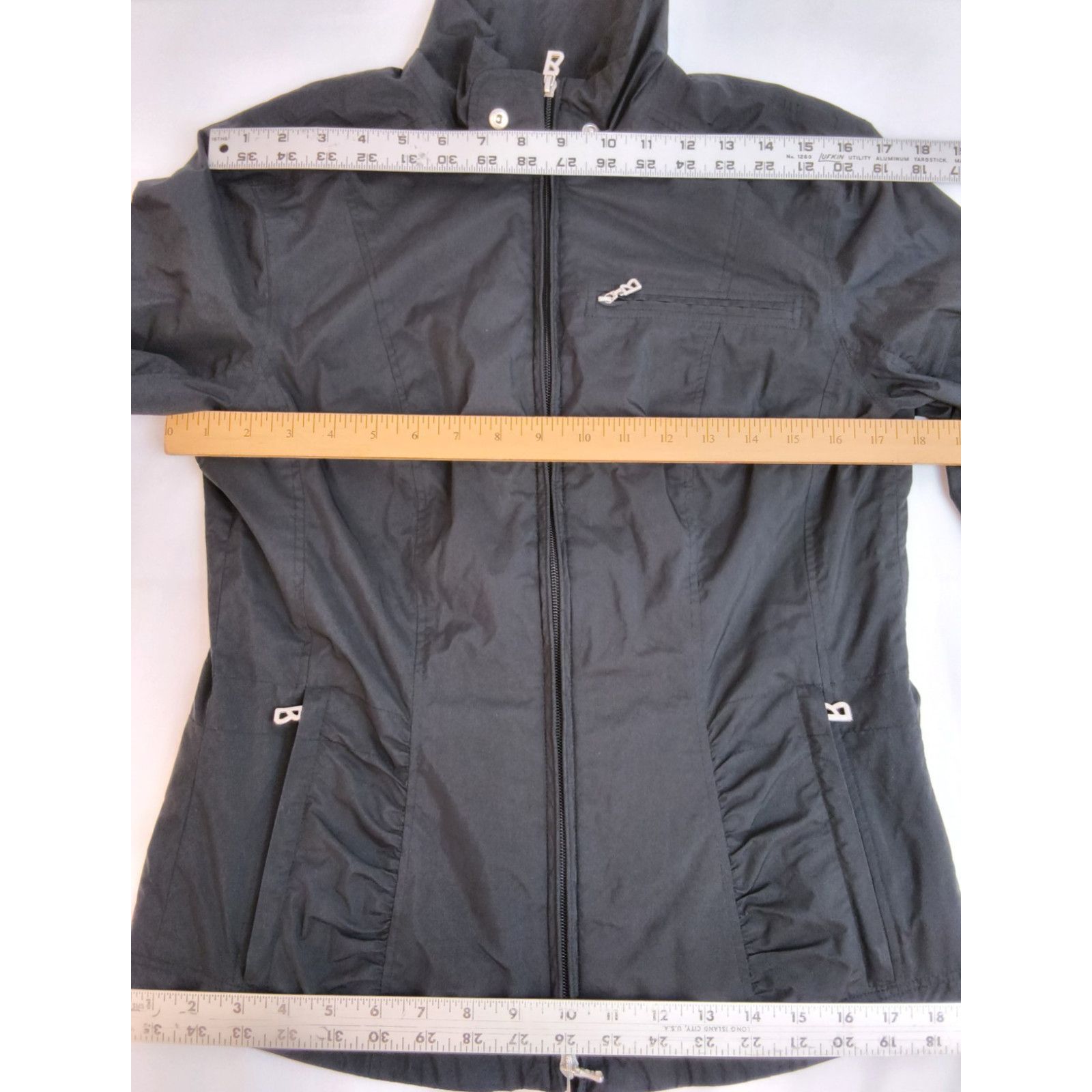 Bogner Bogner Windbreaker Jacket Women's 8 Black Full Zip Mock Neck Size M / US 6-8 / IT 42-44 - 12 Thumbnail