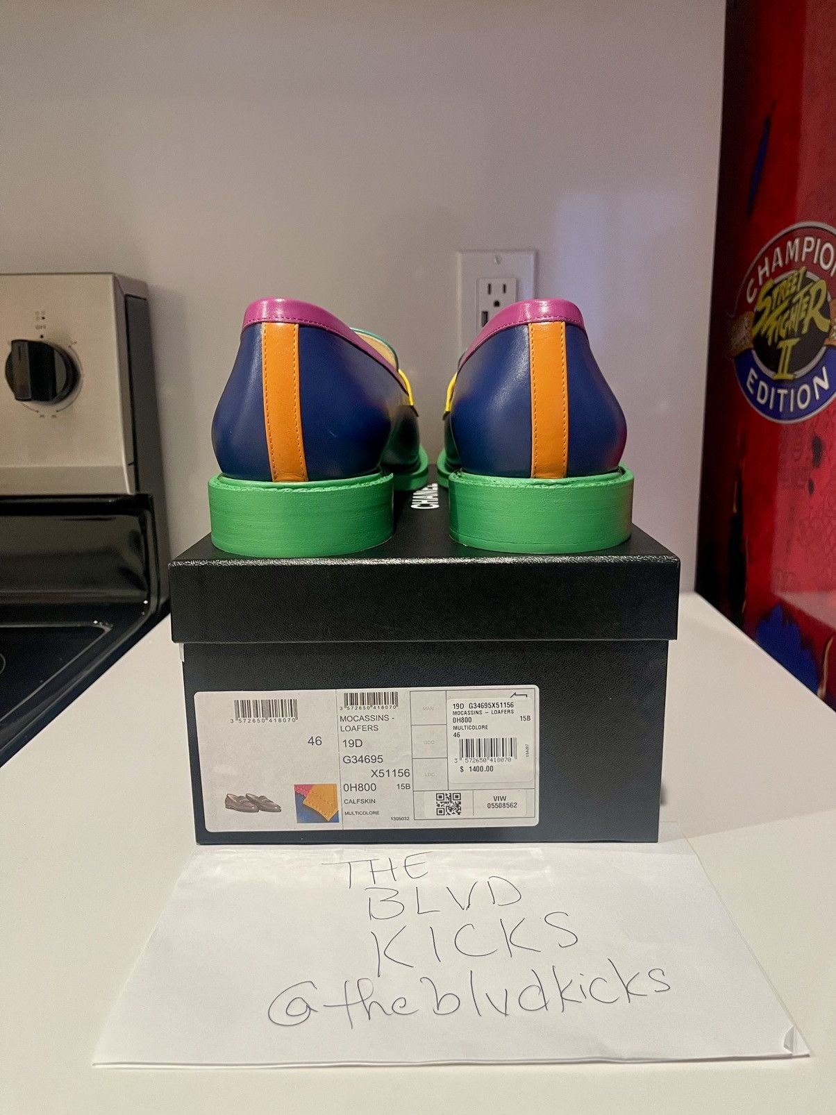 Chanel 2019 Pharrell Williams x CHANEL Loafers Multicolor Size US 13 / EU 46 - 6 Thumbnail
