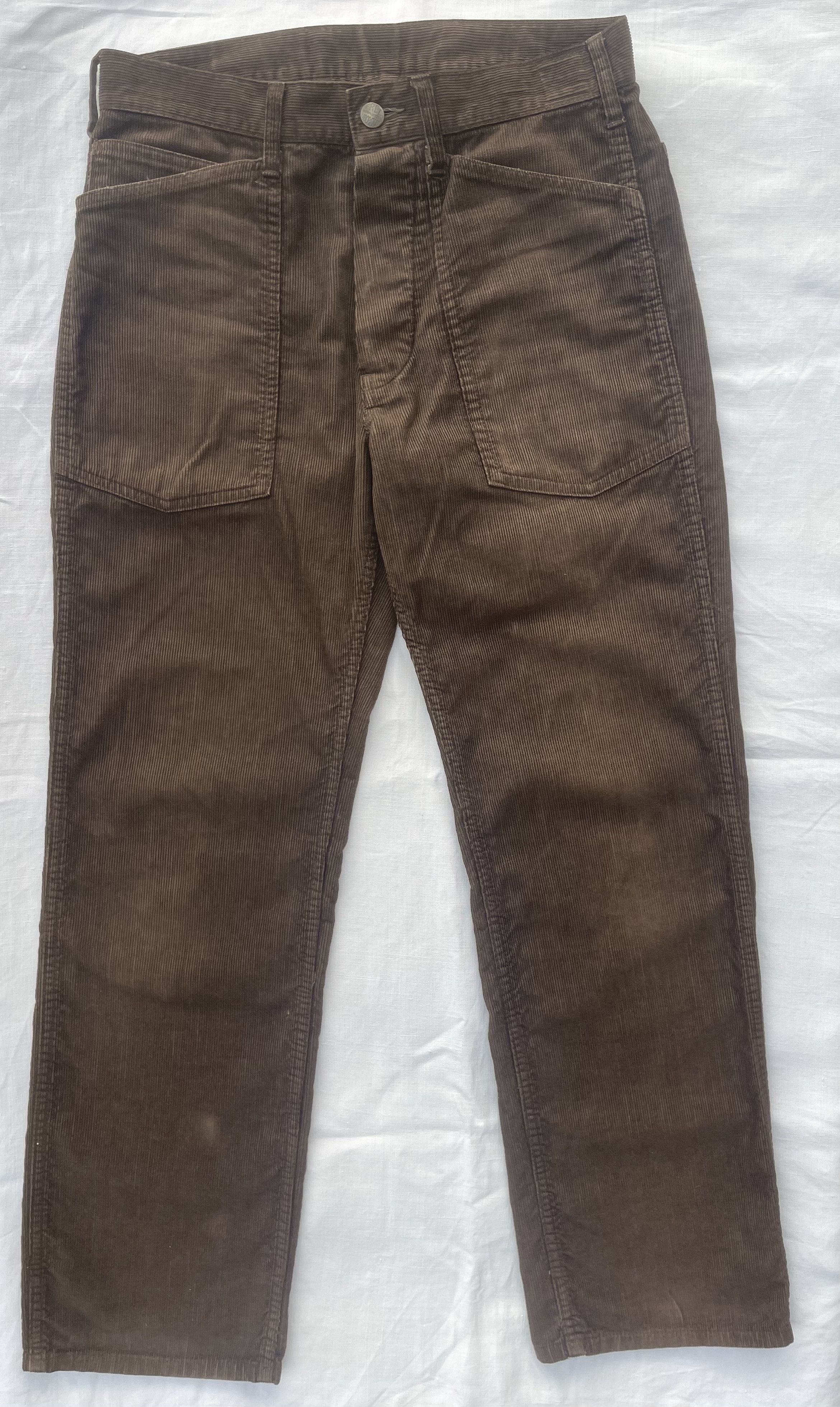 Visvim Visvim FW15 Carpenter Pant Prime Slub (Cords) - Brown Size US 31 - 1 Thumbnail