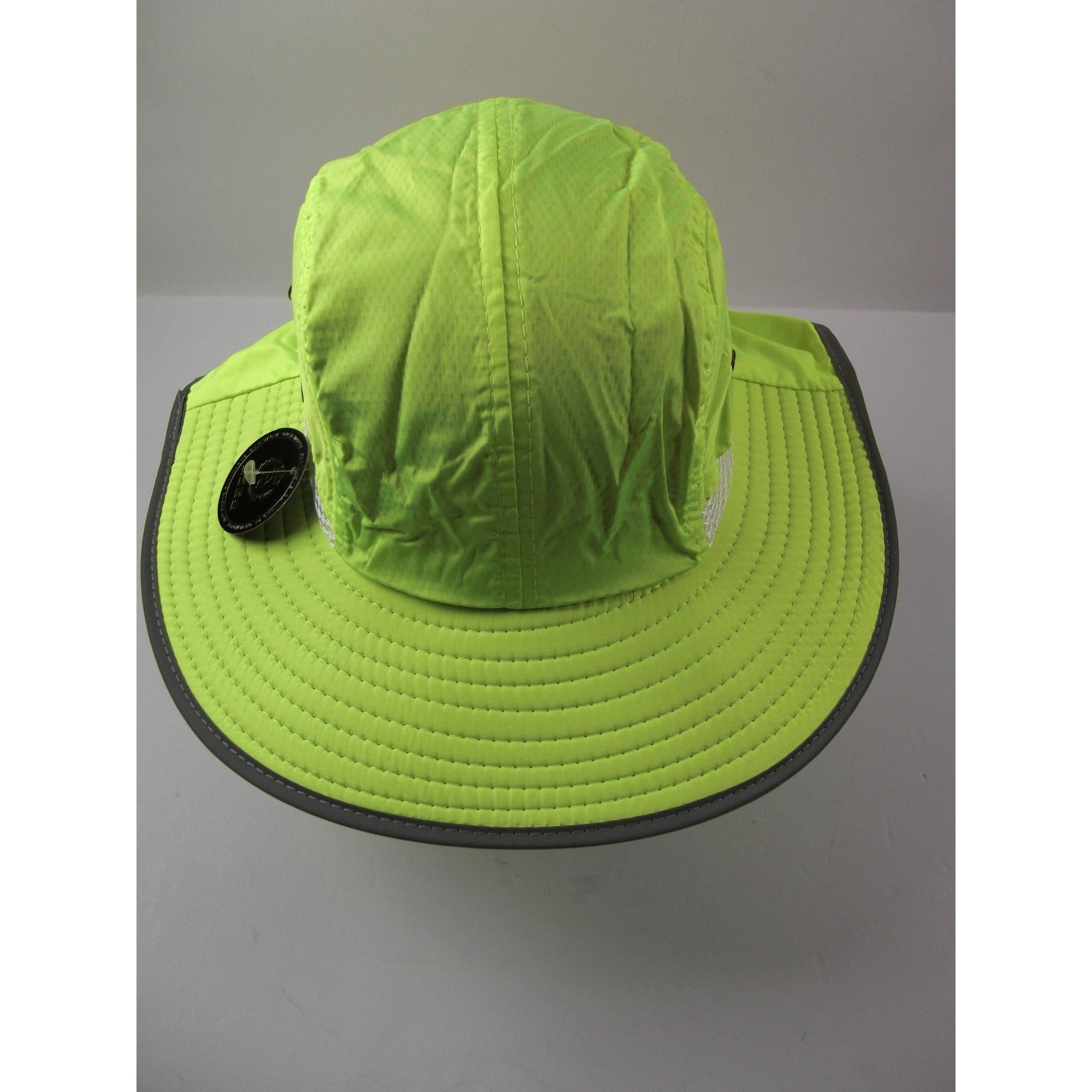 Other Hat High Visibility Reflective Work Safety Sun Hat Yellow Wi Size ONE SIZE - 4 Thumbnail