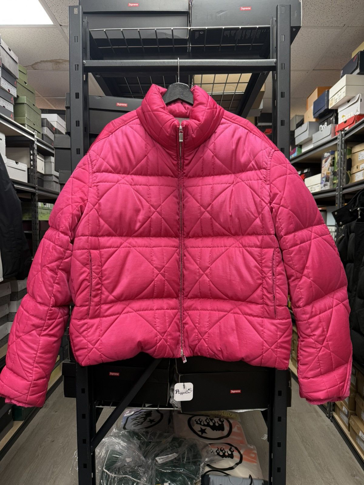 Dior Dior Pink Puffer Jacket Size US L / EU 52-54 / 3 - 1 Thumbnail