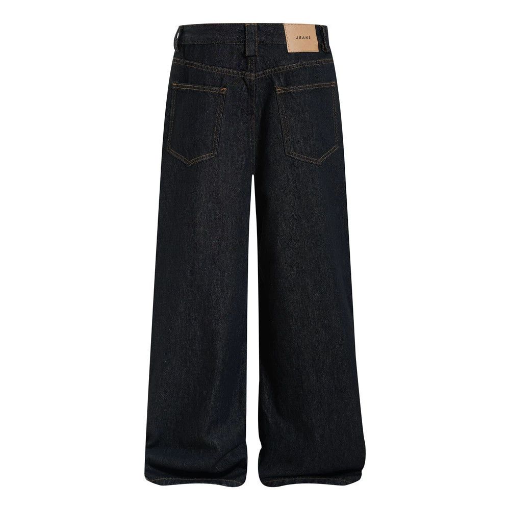 Vintage Men's American retro simple casual loose wide-leg jeans Size US 32 / EU 48 - 2 Thumbnail