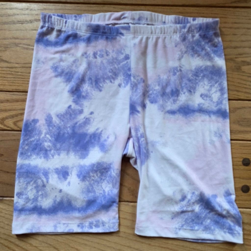 Kohl's Just Be Tie-Dye Purple and White Shorts NWOT Size 26" / US 2 / IT 38 - 1 Thumbnail