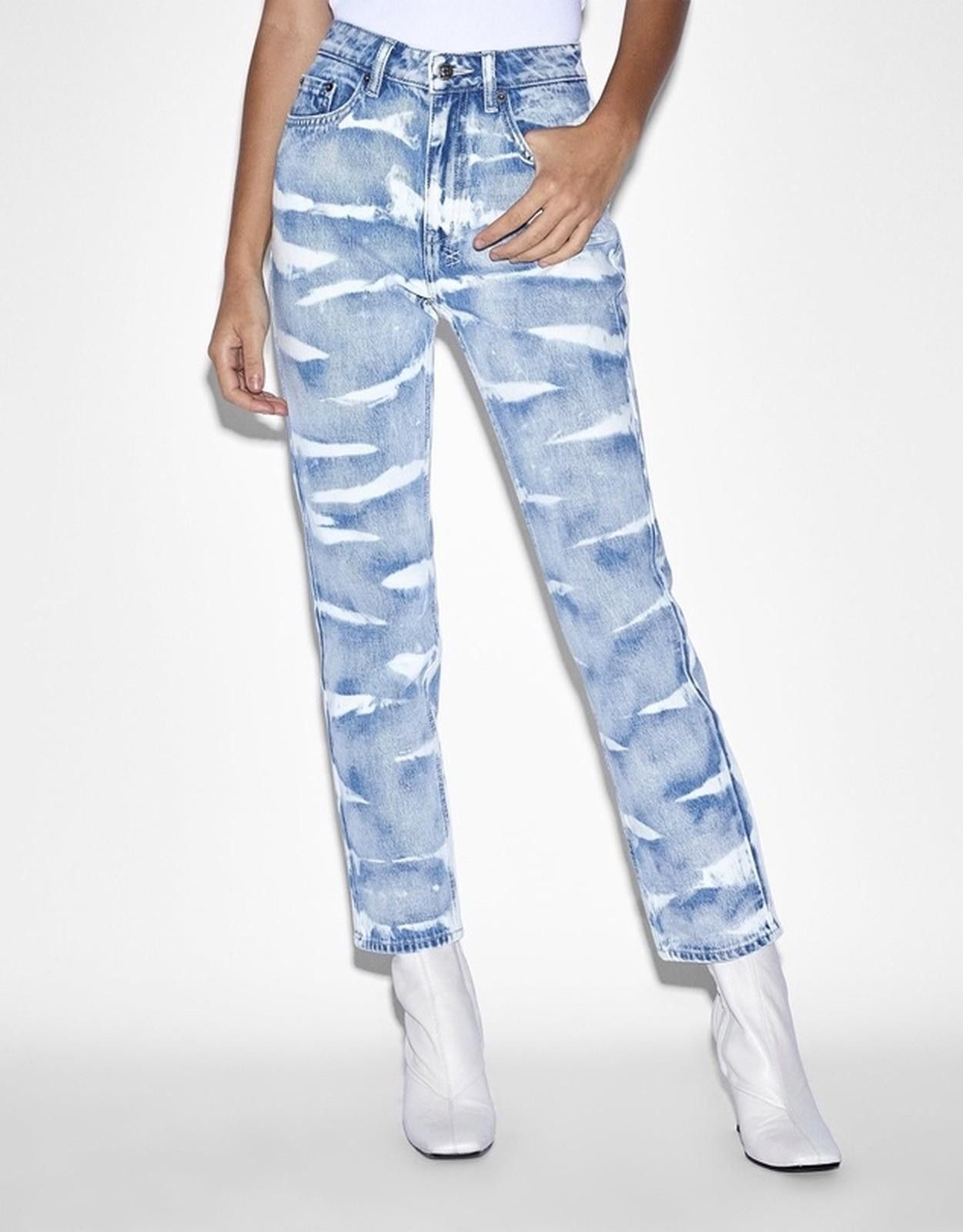 Ksubi new ksubi womens denim jeans nine o motley blue 27 9 Size 27" / US 4 / IT 40 - 2 Thumbnail