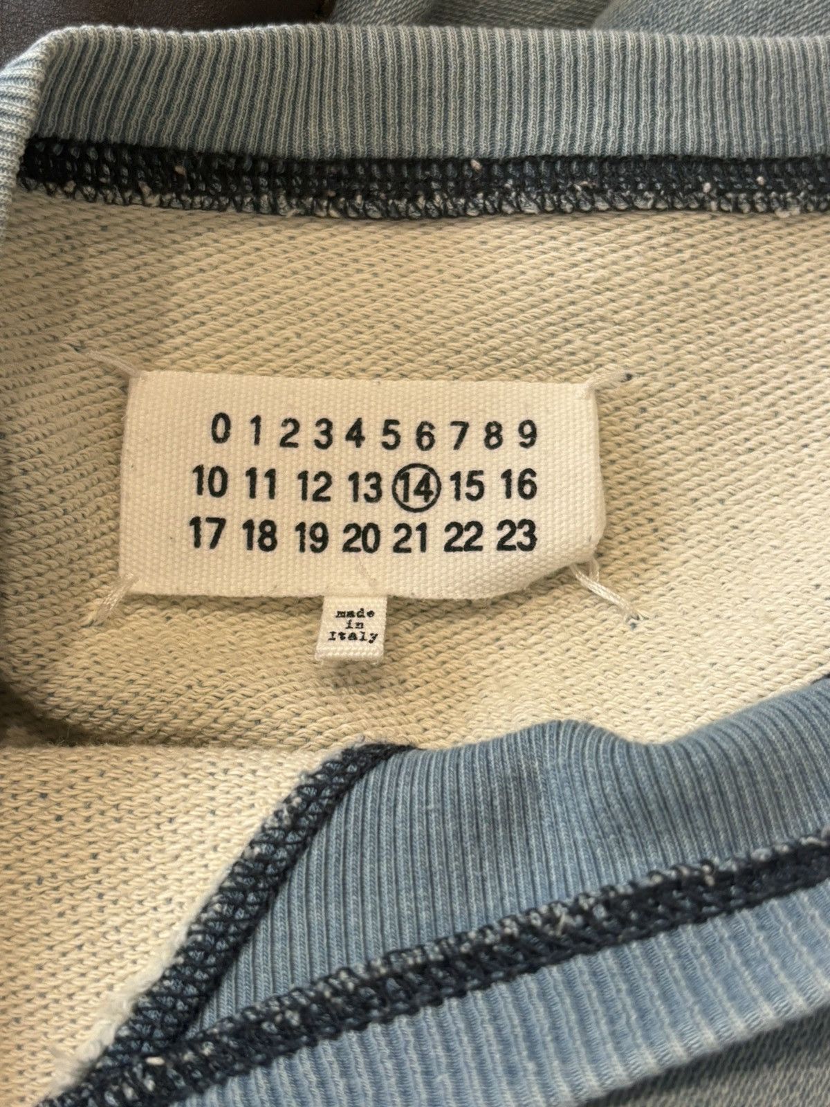 Maison Margiela Maison Margiela | FW2016 Leather-Paneled Pullover Sweatshirt Size US M / EU 48-50 / 2 - 6 Thumbnail