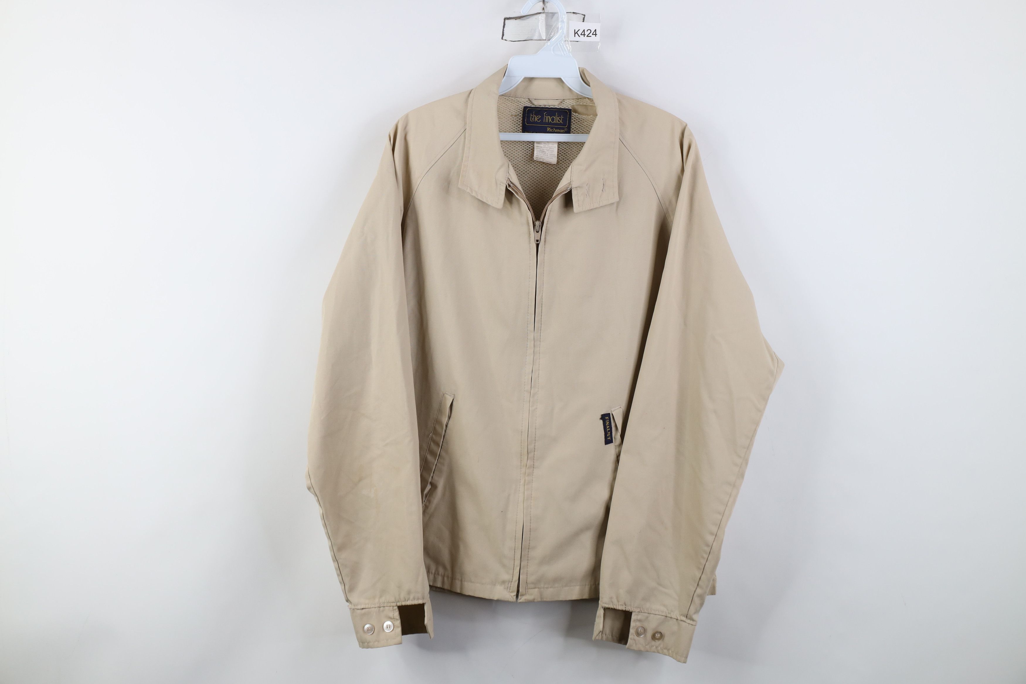 Vintage Vintage 70s Streetwear Cafe Racer Bomber Jacket Khaki Tan Size US M / EU 48-50 / 2 - 1 Thumbnail