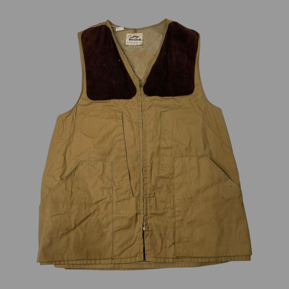 Vintage Vintage 1960s zip up hunting vest Size US L / EU 52-54 / 3 - 1 Thumbnail