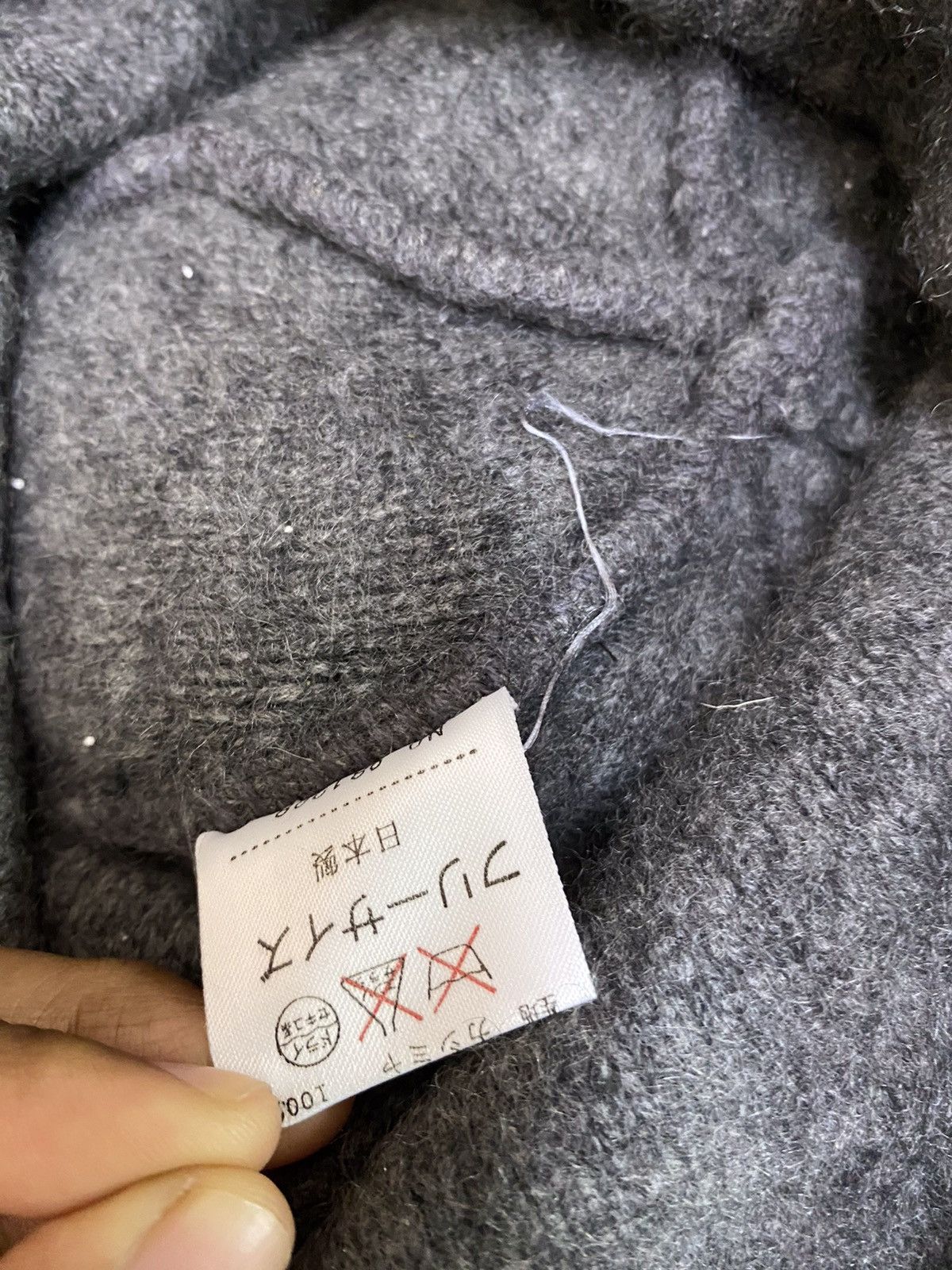 Japanese Brand × Vintage Testaviera Cashmere Plain Beanie Hat Size ONE SIZE - 8 Thumbnail