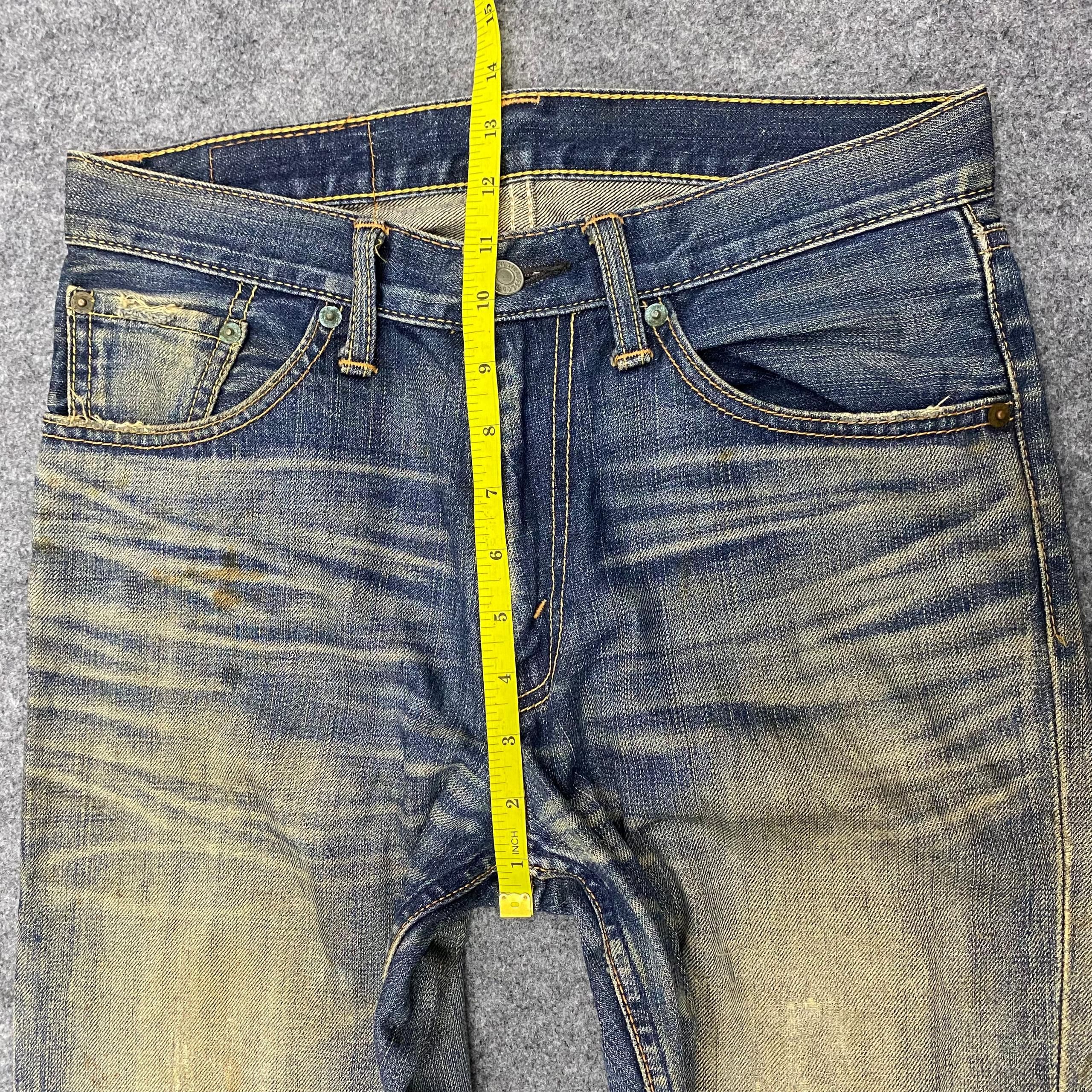 Levi's Vintage Levis 702 Distressed Denim Kurt Cobain Style Size US 30 / EU 46 - 8 Thumbnail