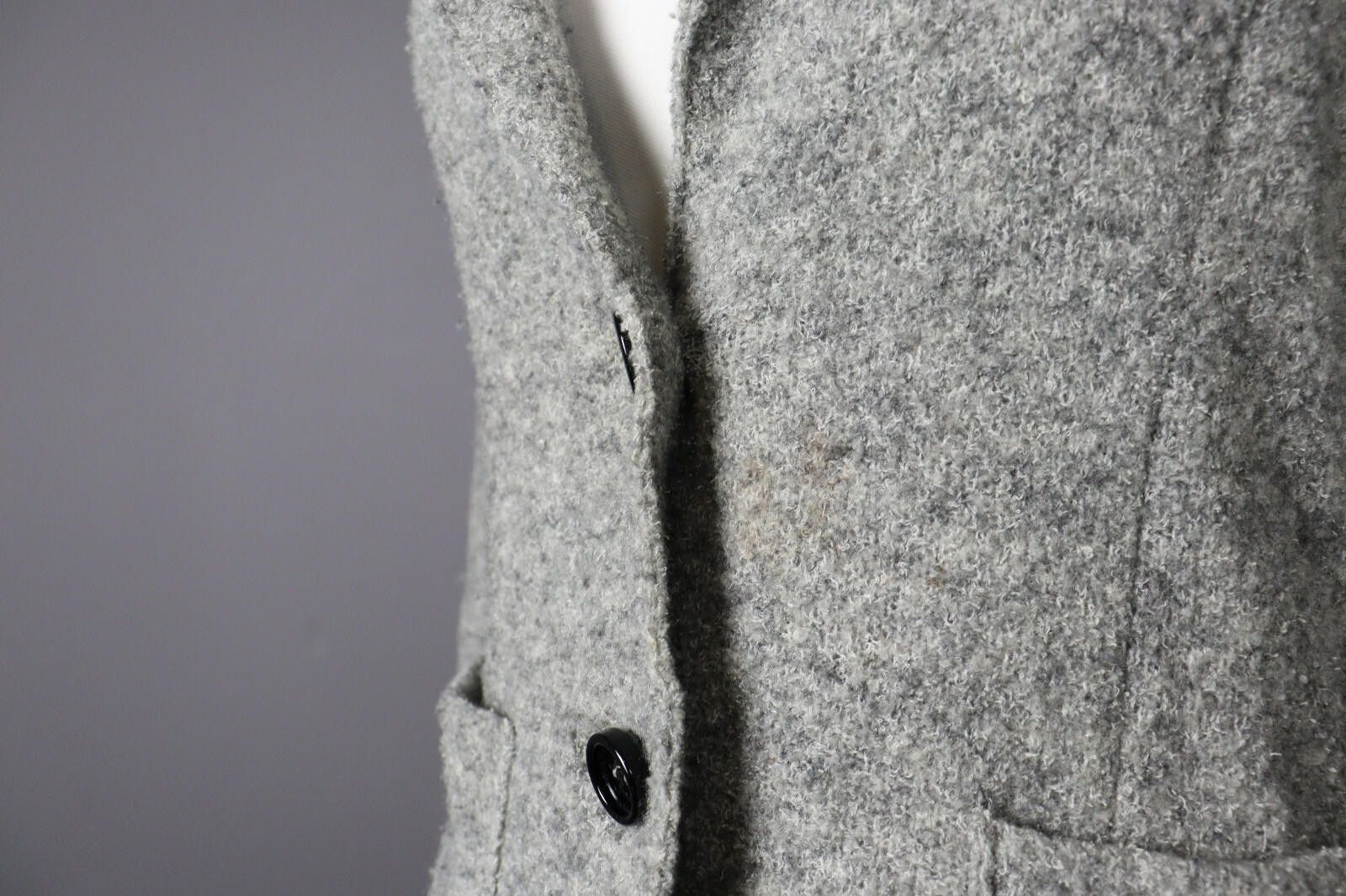 Designer Marc Cain Gray Wool Gray Blazer Jacket Size 3 Size M / US 6-8 / IT 42-44 - 8 Thumbnail
