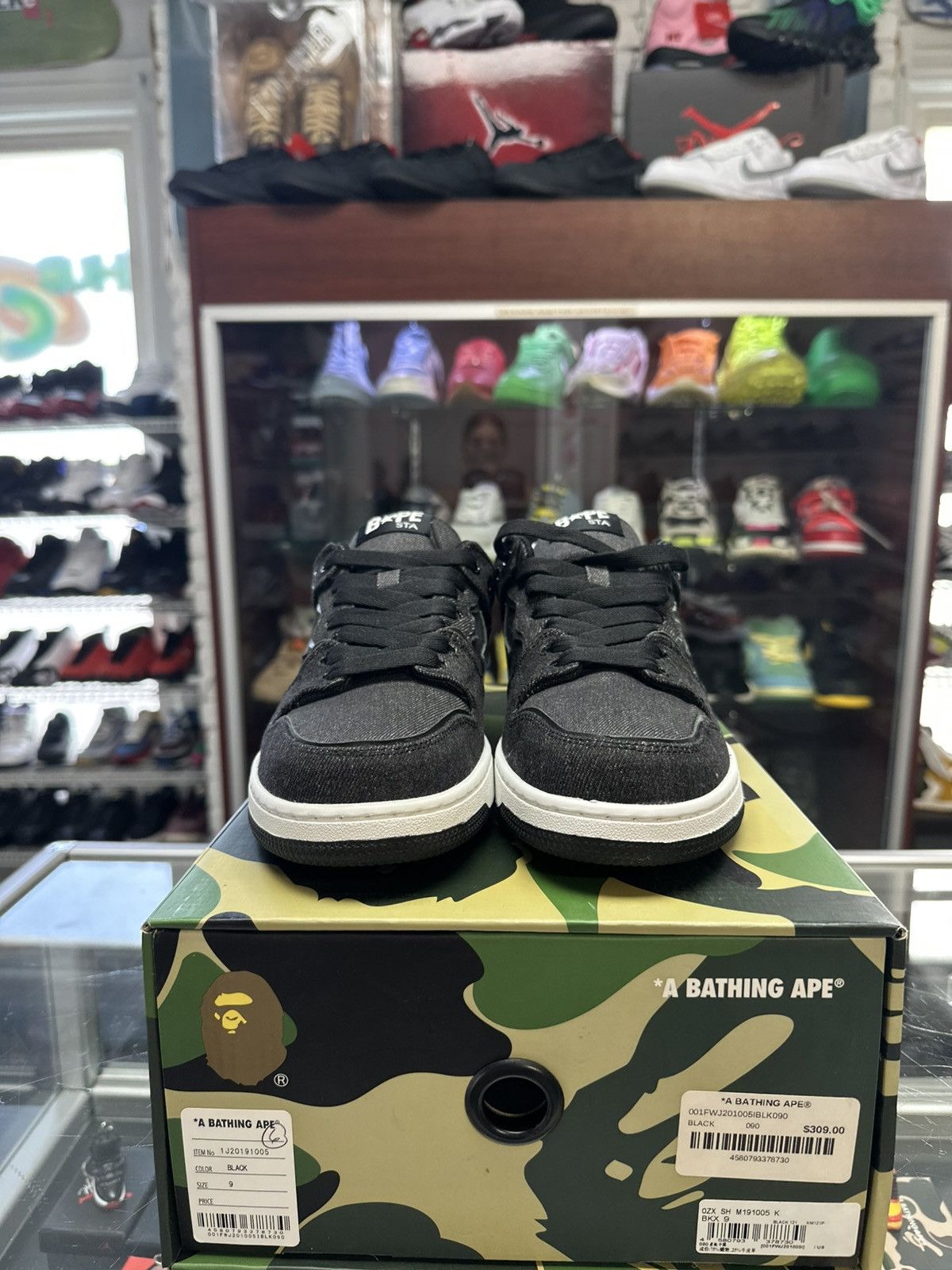 Bape Bape Skatestas ‘Black/White’ Size US 9 / EU 42 - 5 Thumbnail