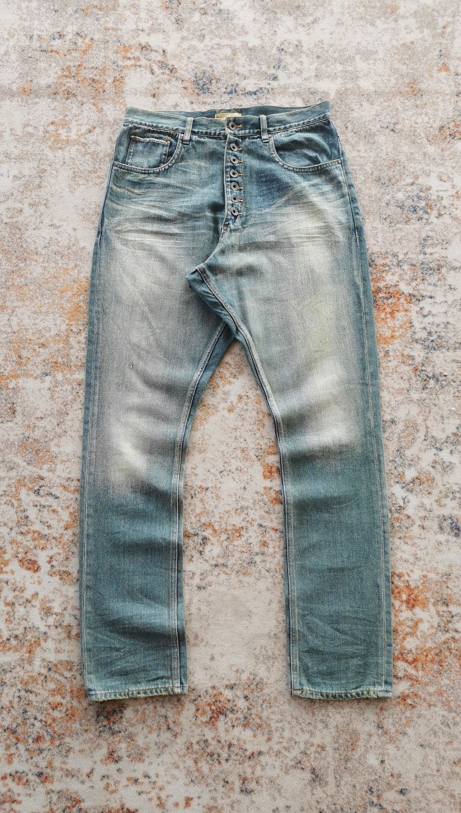 Japanese Brand Bond And Peace Show Button Jeans Size US 32 / EU 48 - 4 Thumbnail