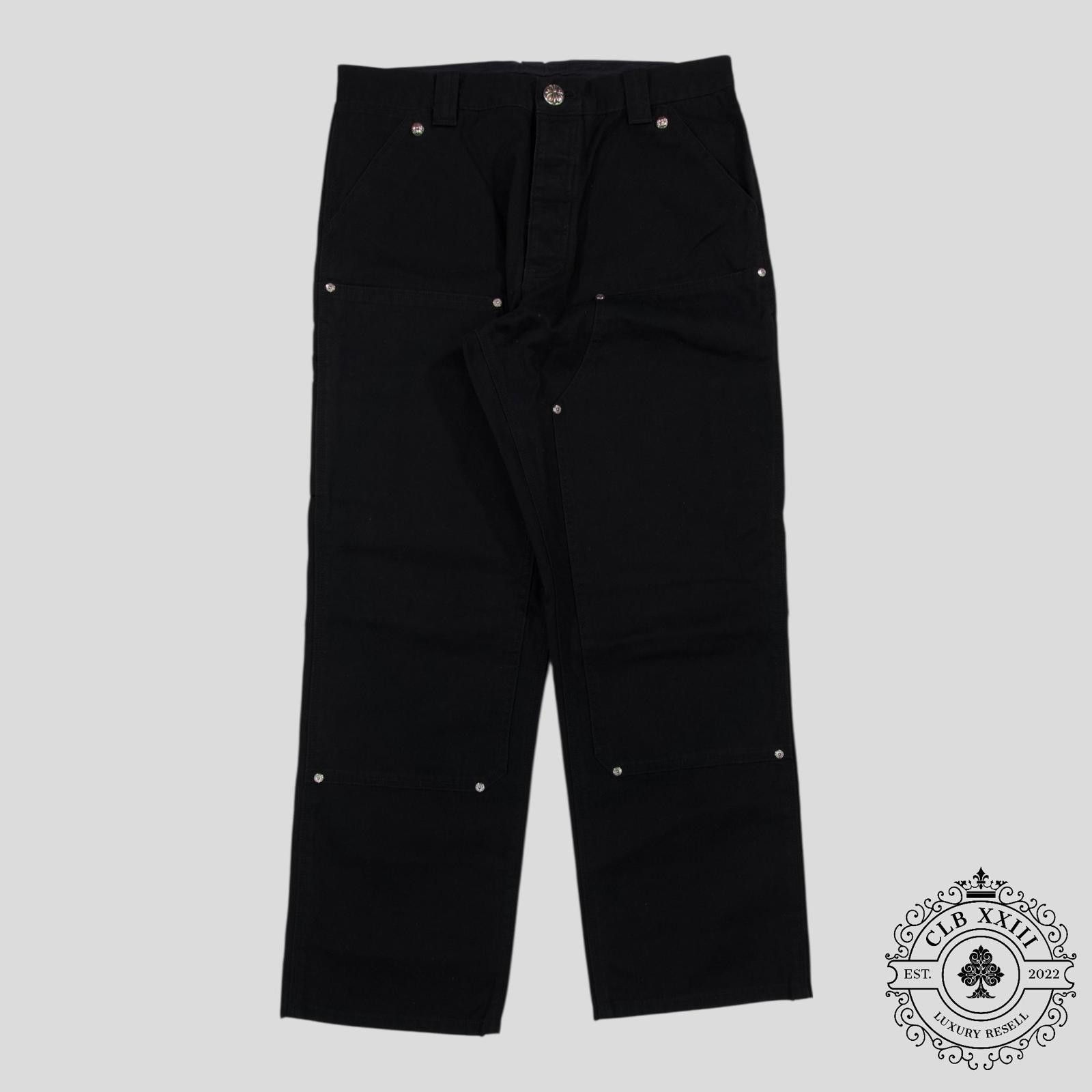 Chrome Hearts Chrome Hearts Double Knee Carpenter Pants in Black Size US 34 / EU 50 - 1 Thumbnail