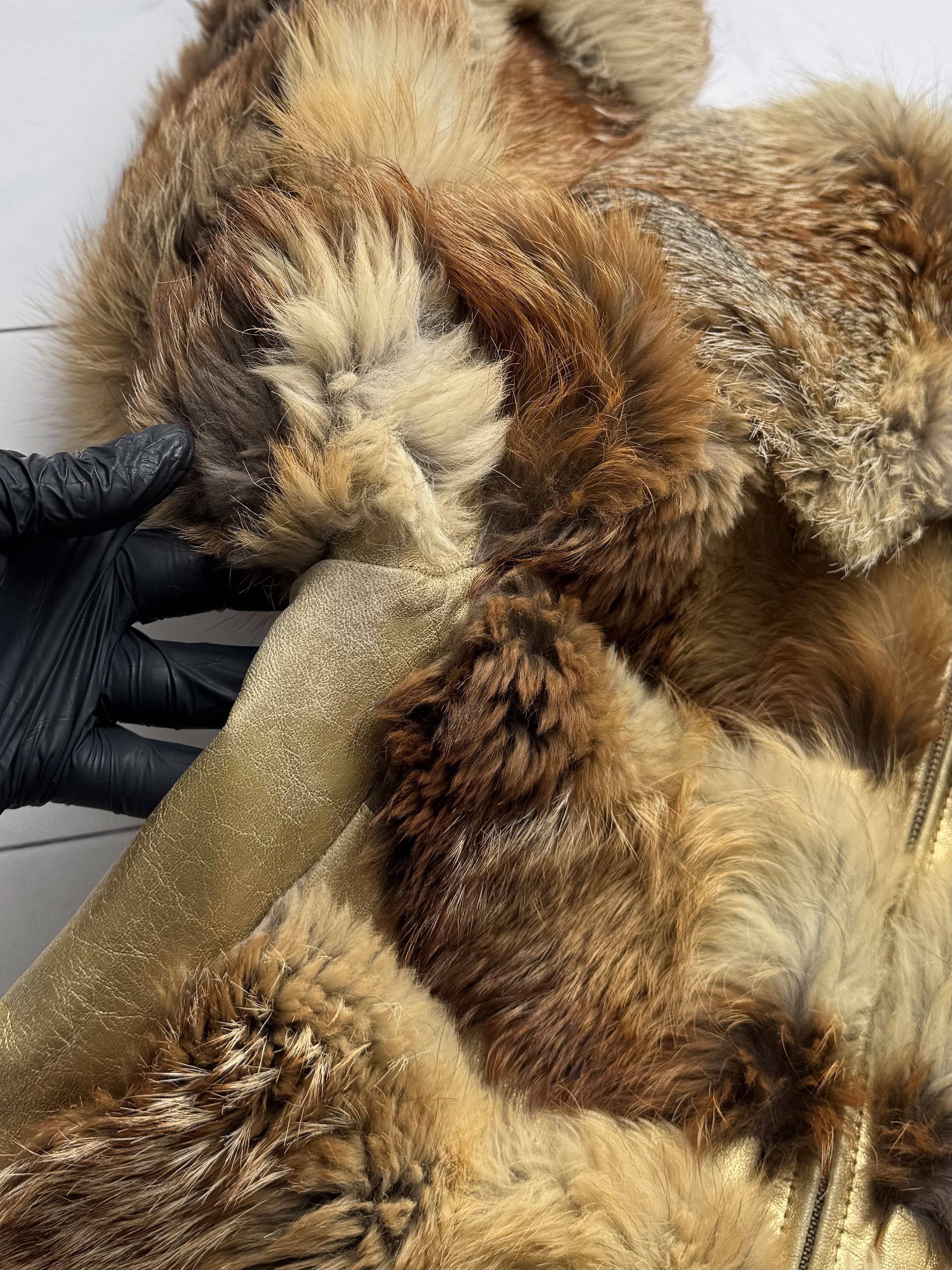 Japanese Brand Vintage Real Fur Hybrid Jacket E2D15 Size XS / US 0-2 / IT 36-38 - 21 Thumbnail