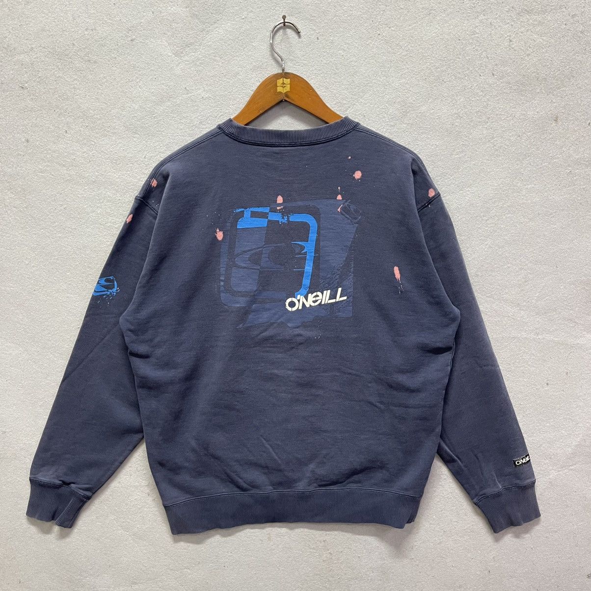 O'Neill O’Neill Graphic Crewneck Sweatshirt – 2000s Era Navy Blue Size US M / EU 48-50 / 2 - 7 Thumbnail