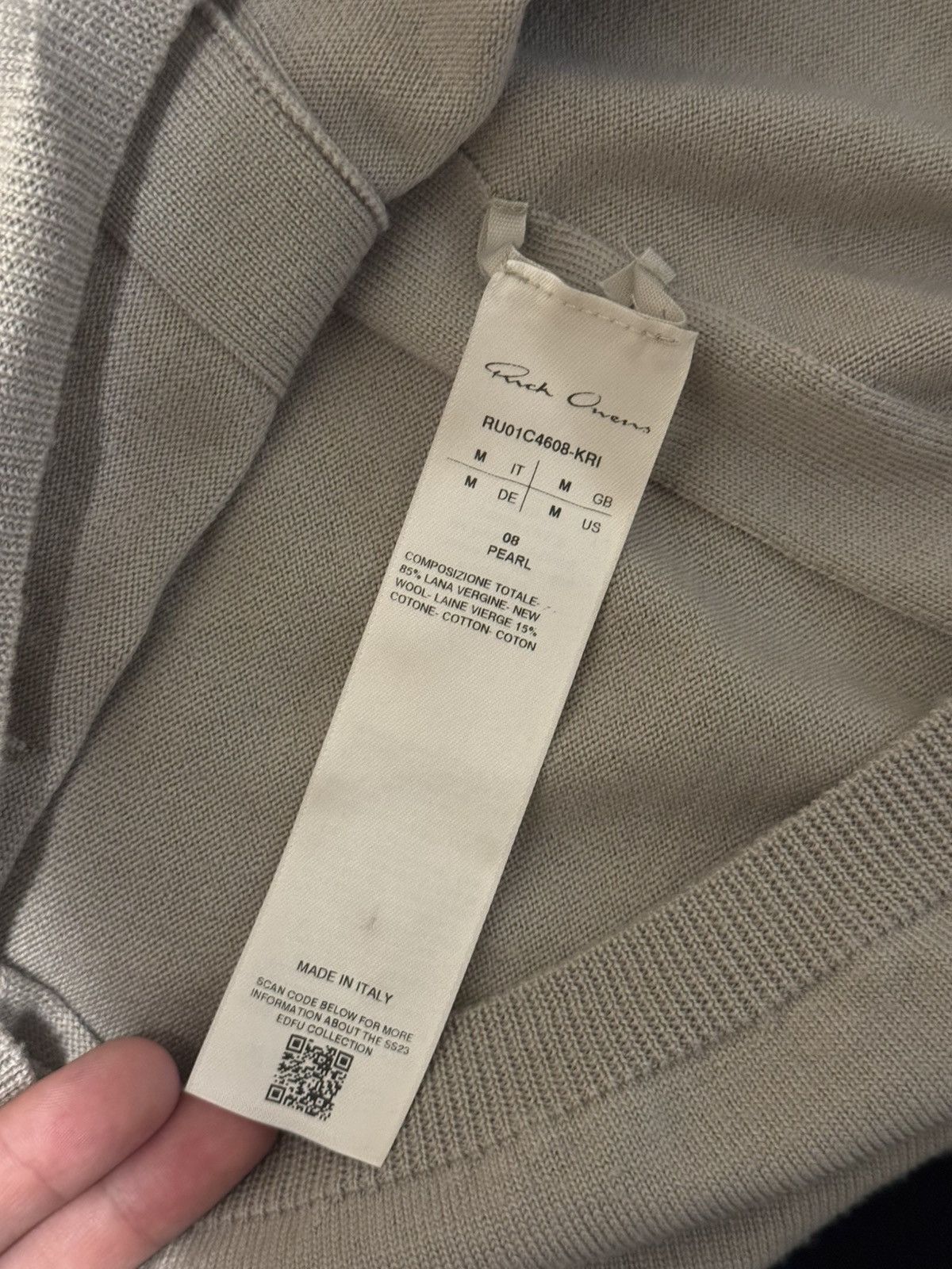 Rick Owens Rick Owens Wool Cardigan Size US M / EU 48-50 / 2 - 5 Thumbnail