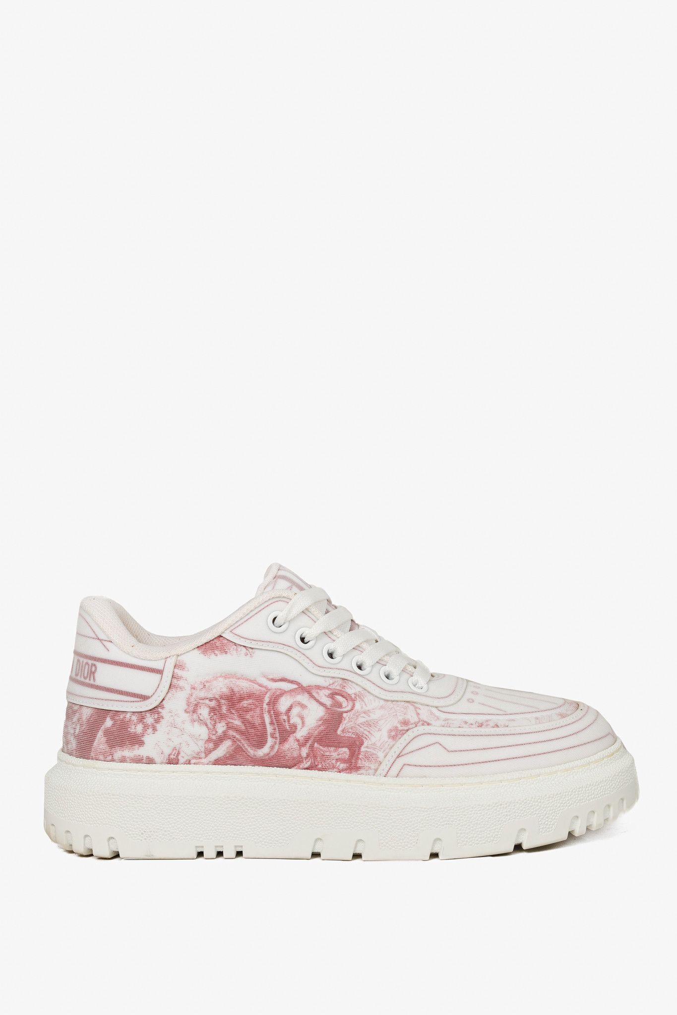 Dior Dior Addict Toile de Jouy Neoprene Low-Top Sneakers Size US 6.5 / IT 36.5 - 1 Thumbnail