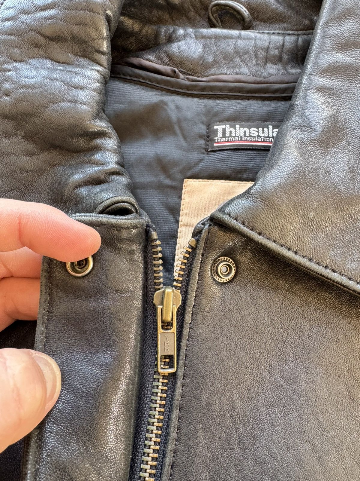 Japanese Brand Vintage Leather Jacket Size US M / EU 48-50 / 2 - 9 Thumbnail